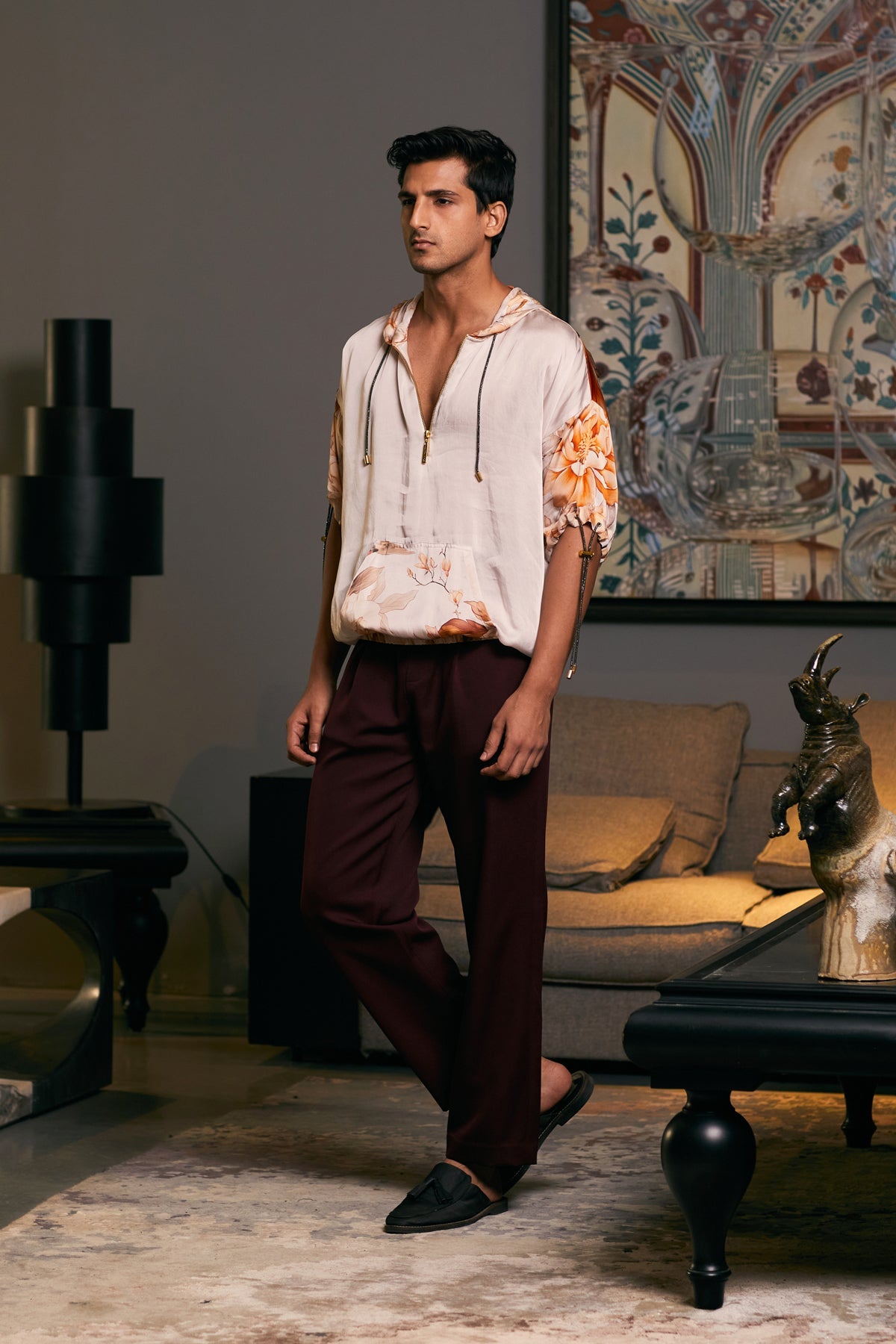 Goe Moth Printed Jumper (B)