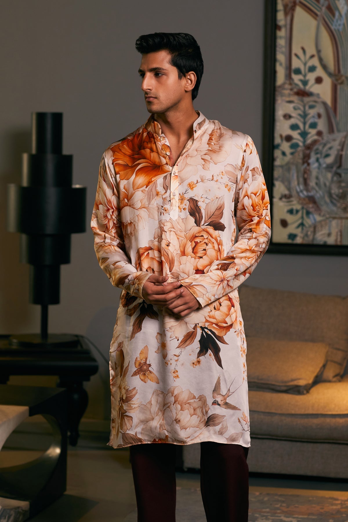 Goe Moth Printed Kurta (B)