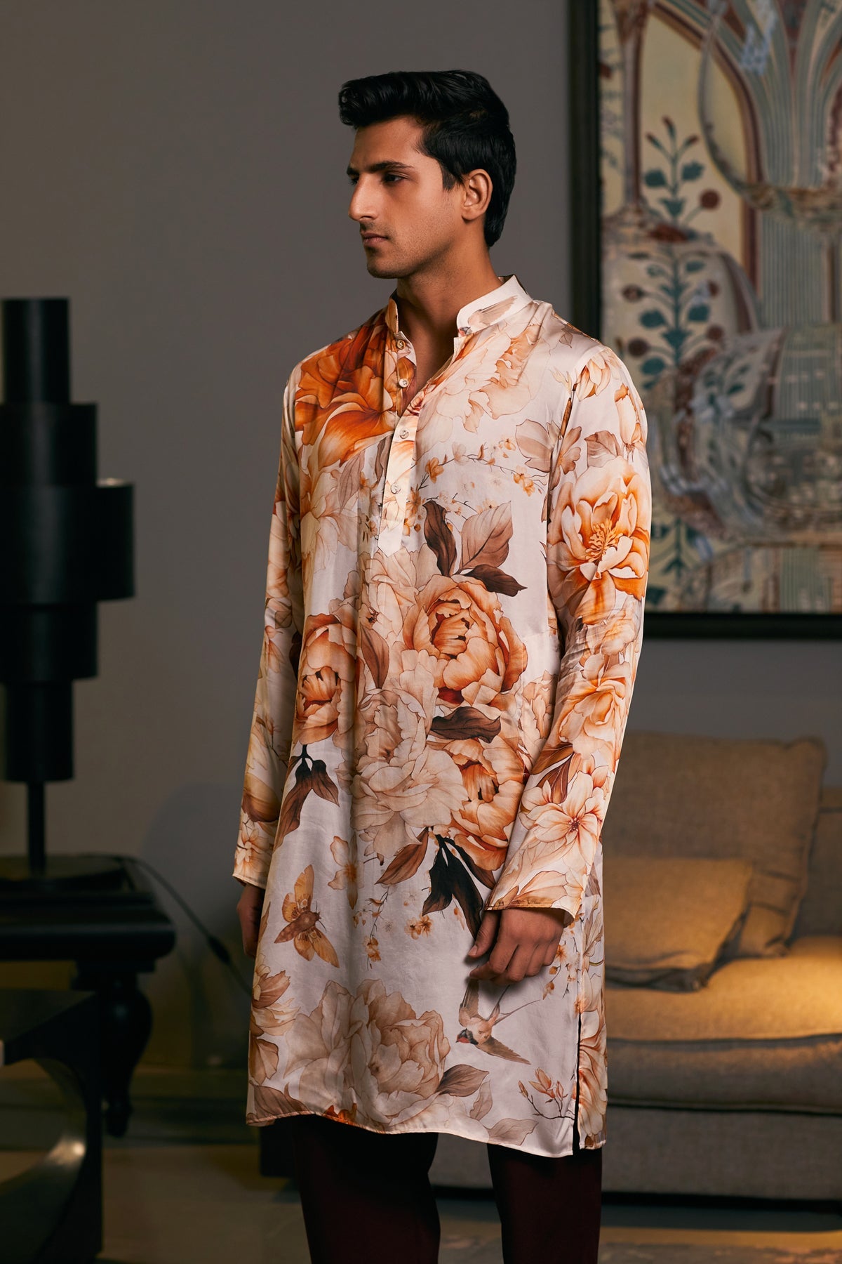 Goe Moth Printed Kurta (B)