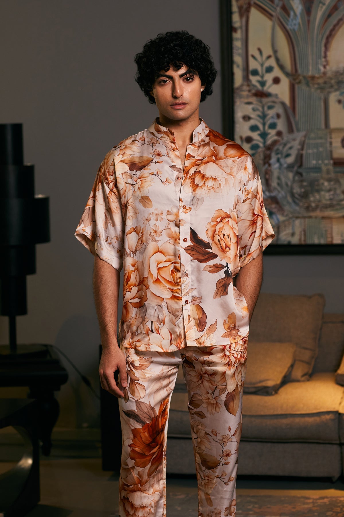 Goe Moth Printed Co-Ord Set (B)