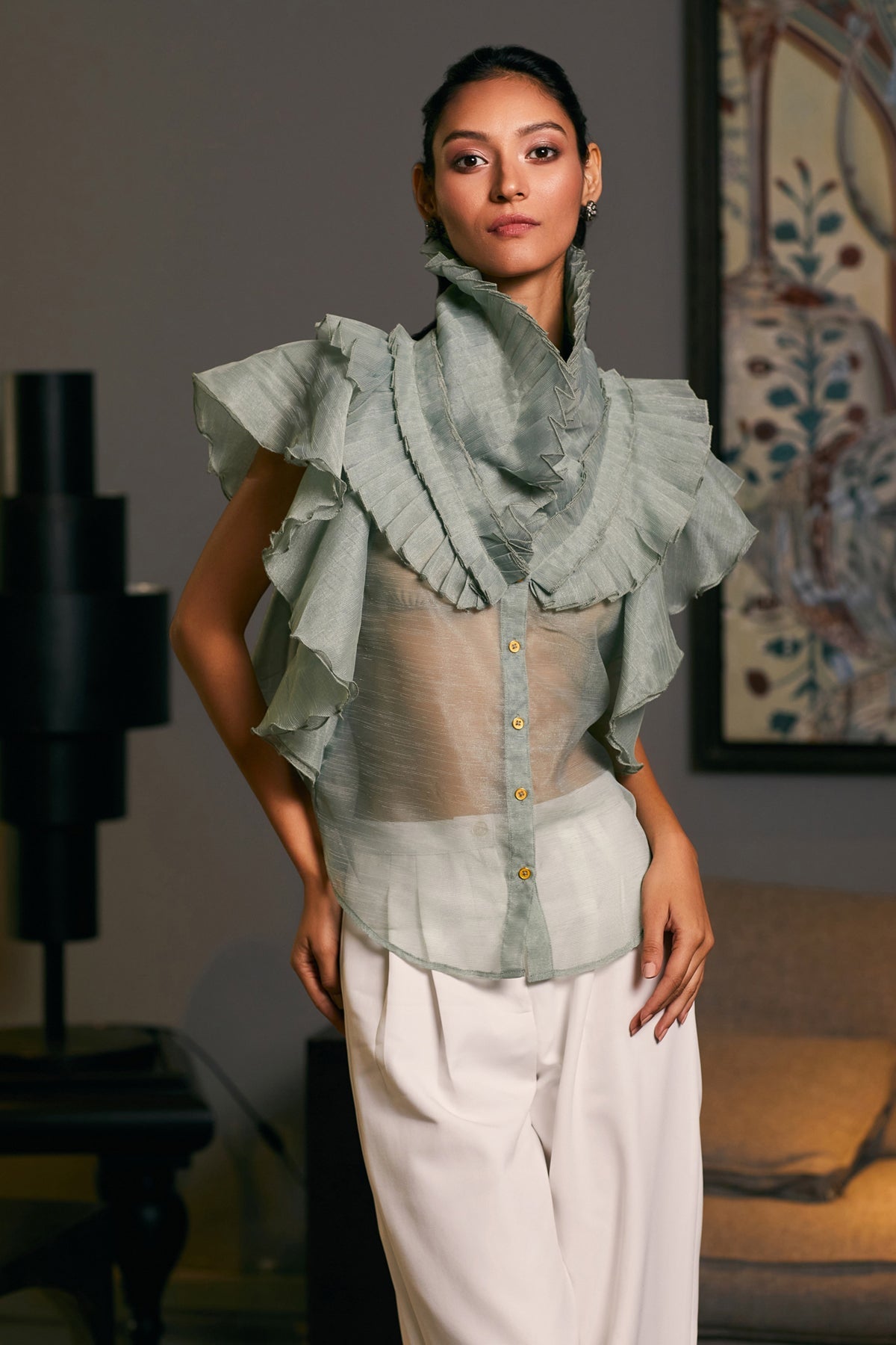 Goe Victorian Cascade Shirt (C)