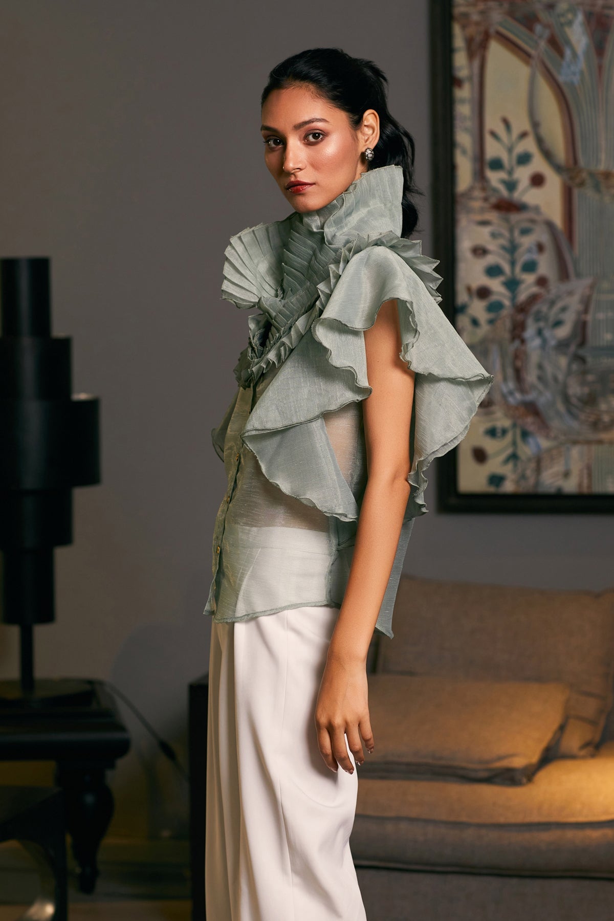 Goe Victorian Cascade Shirt (C)