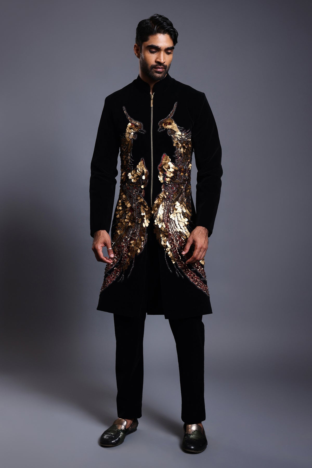Cf Phoenix Sherwani Black
