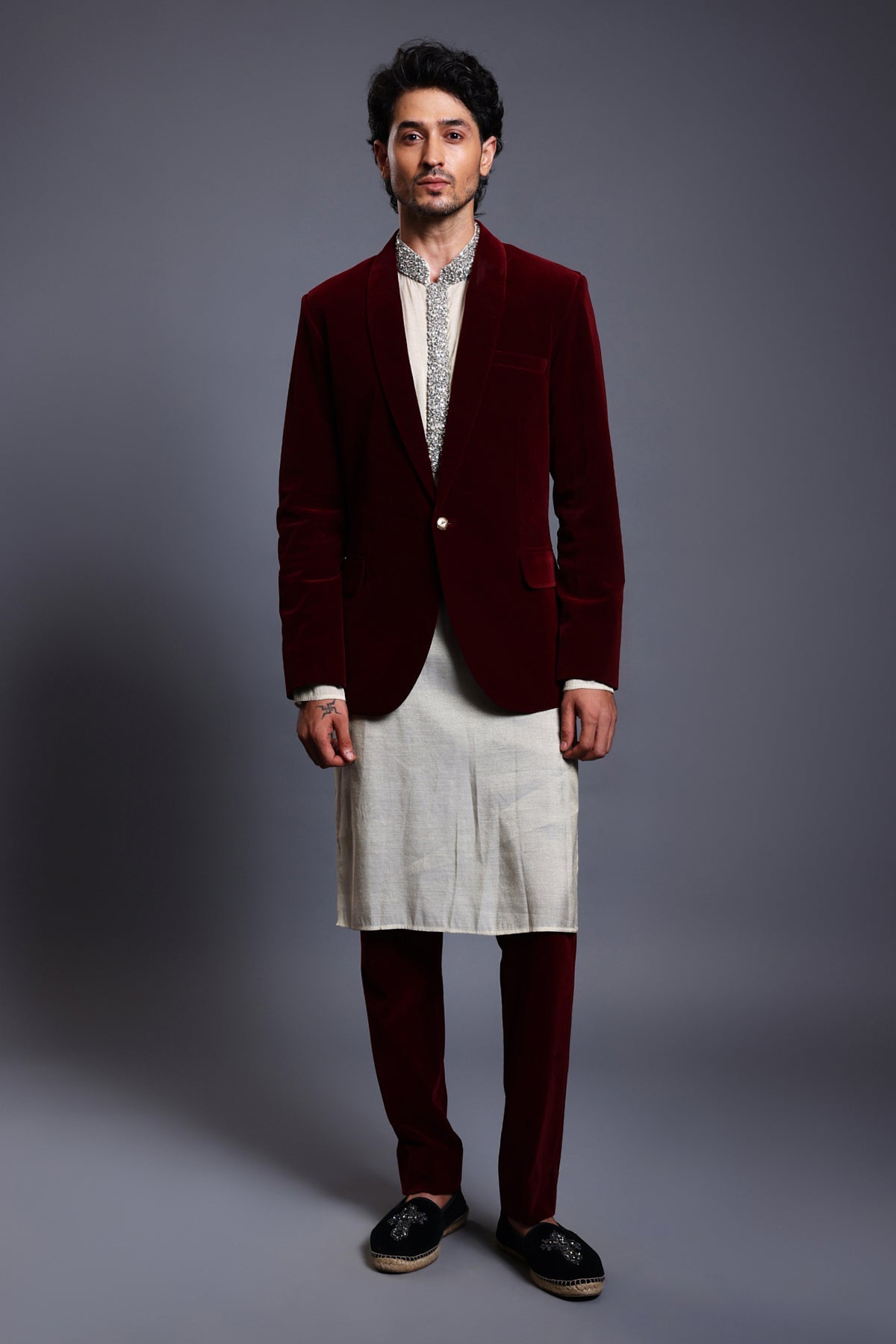 Cf Classic Suit Maroon