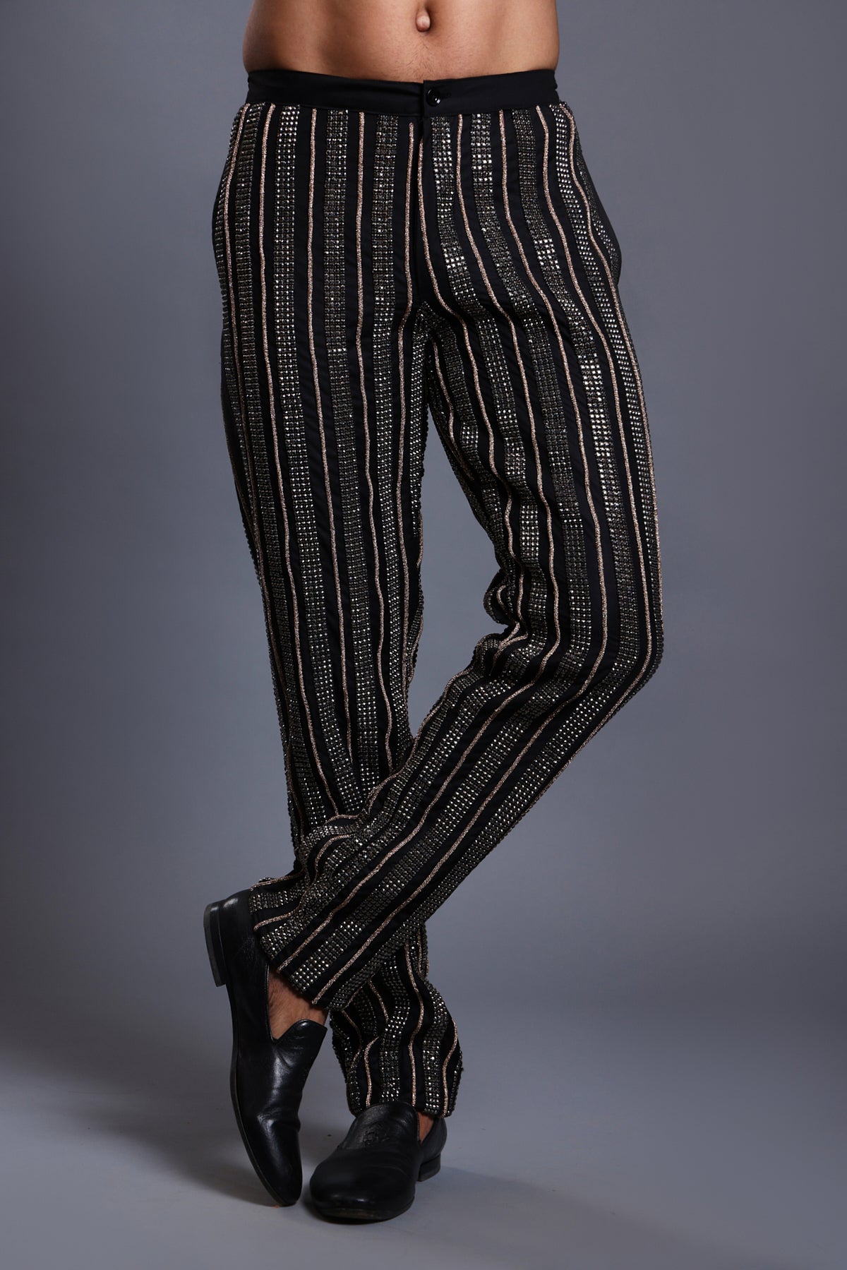 Cf Embellished Pants Black