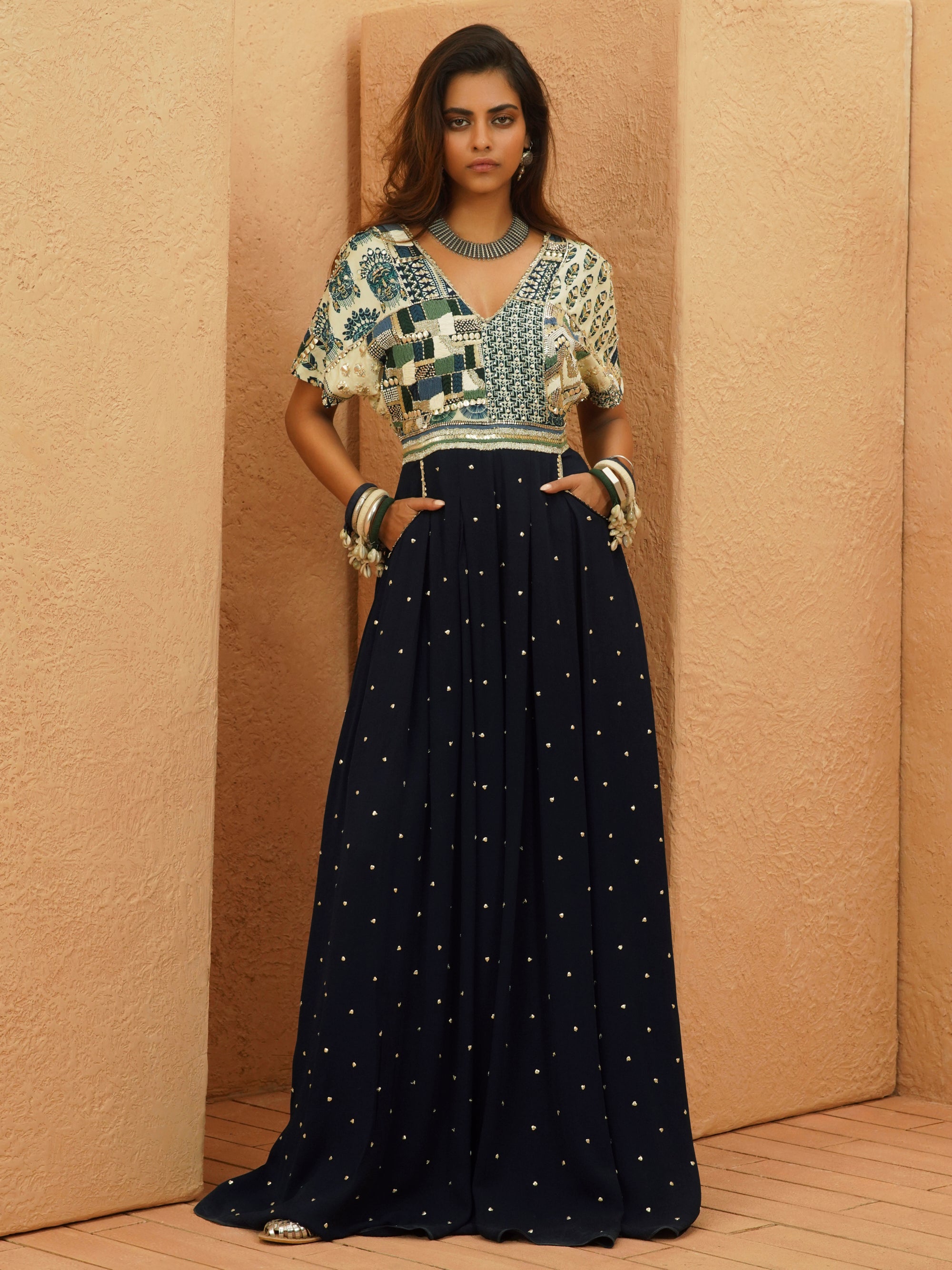 Safiya Patchwork Jumpsuit