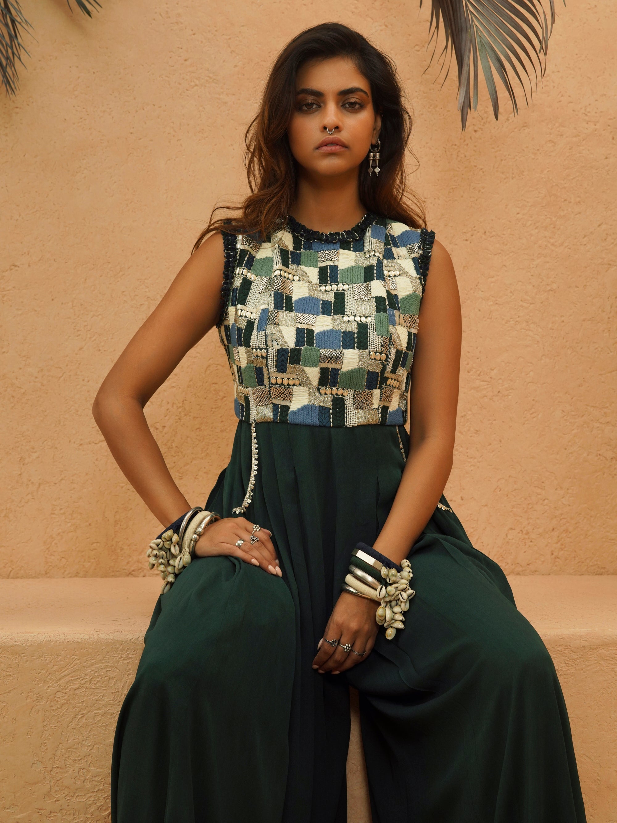 Noura Mosaic Jumpsuit