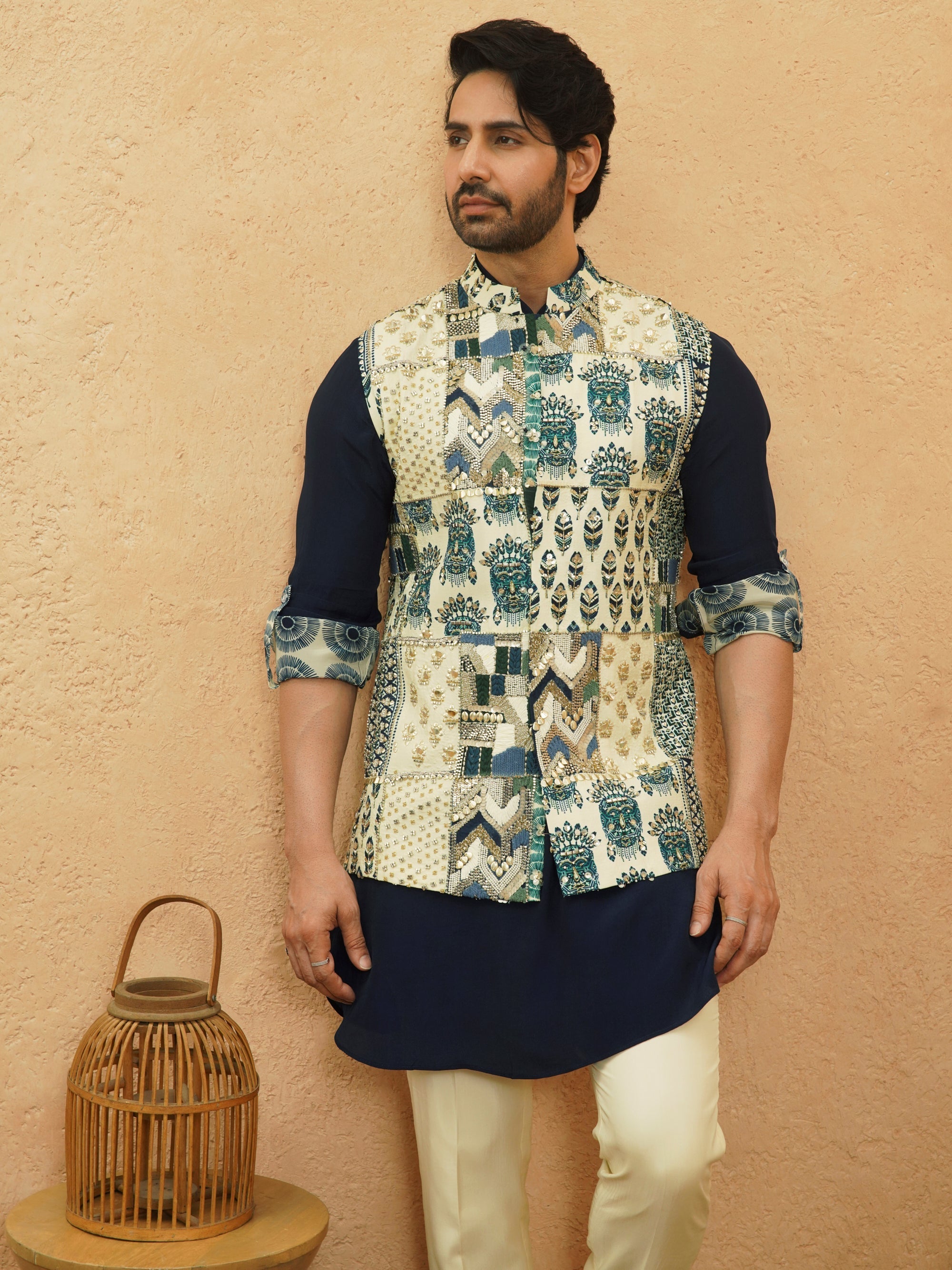 Afreen Embellished Bundi
