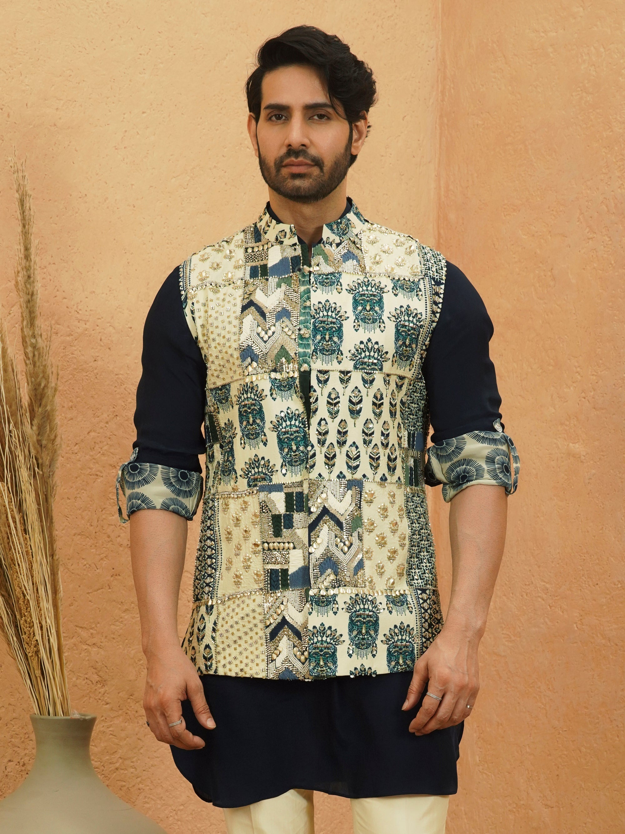 Afreen Embellished Bundi