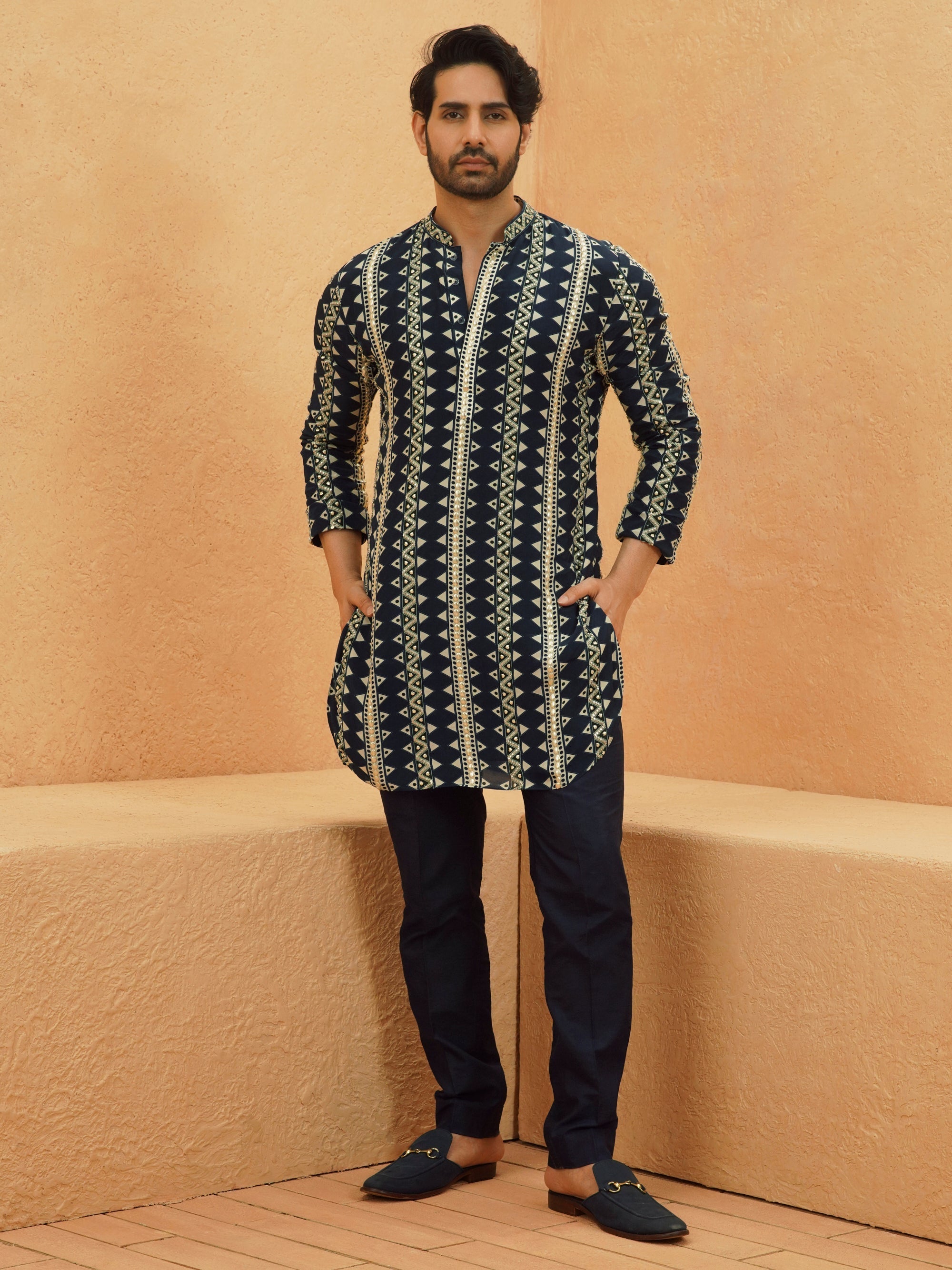 Kairo Printed & Embellished Kurta Set