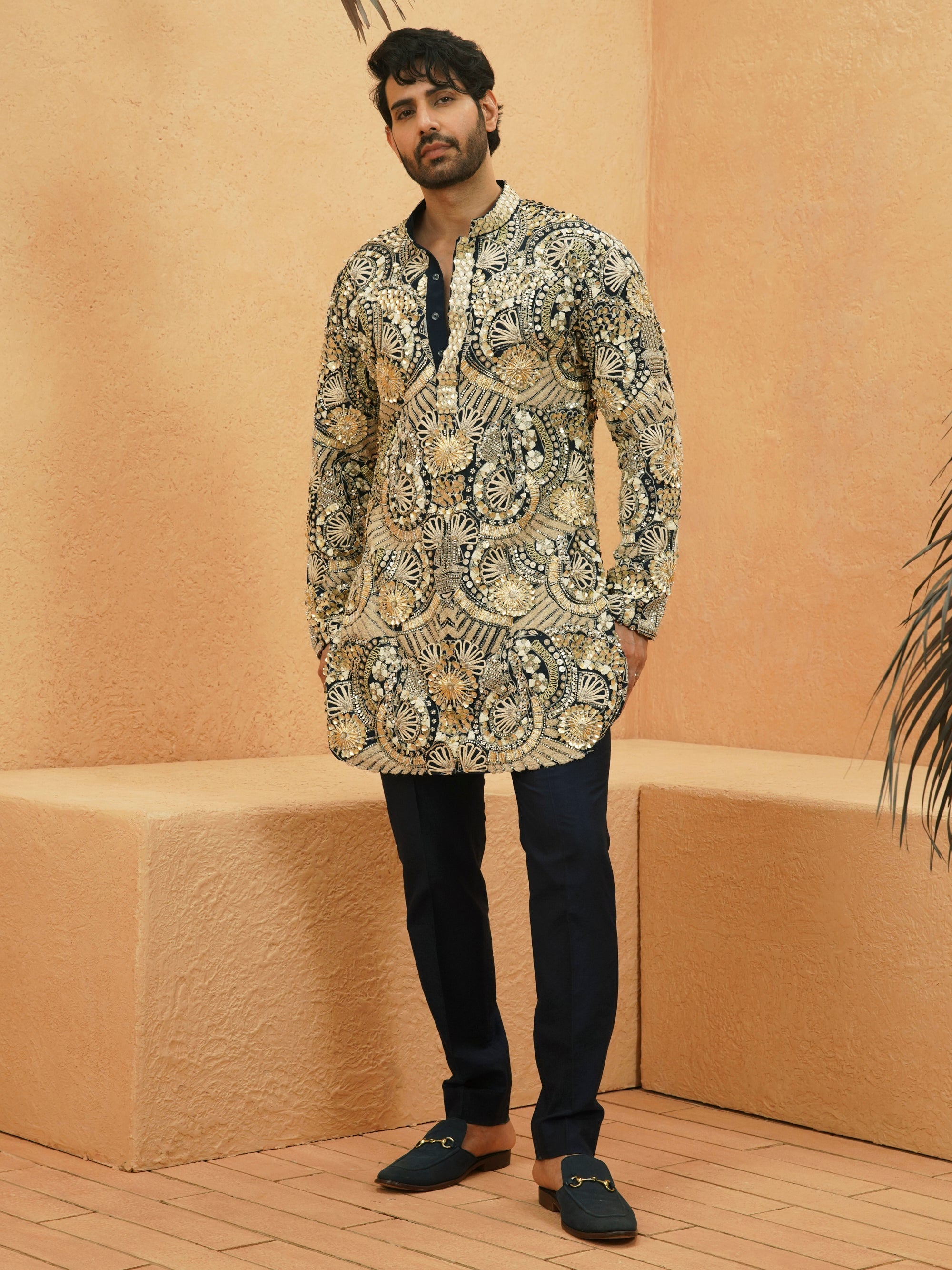 Faris Heavily Embellished Kurta Set