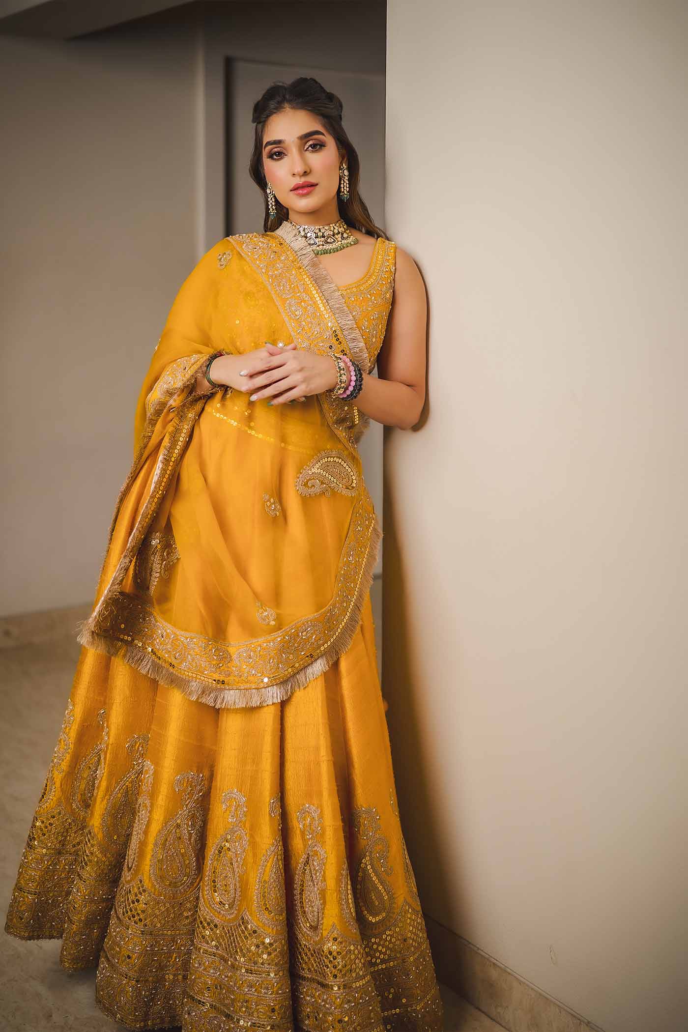 Tasheen Sehgal In Amna - Glaze Mustard