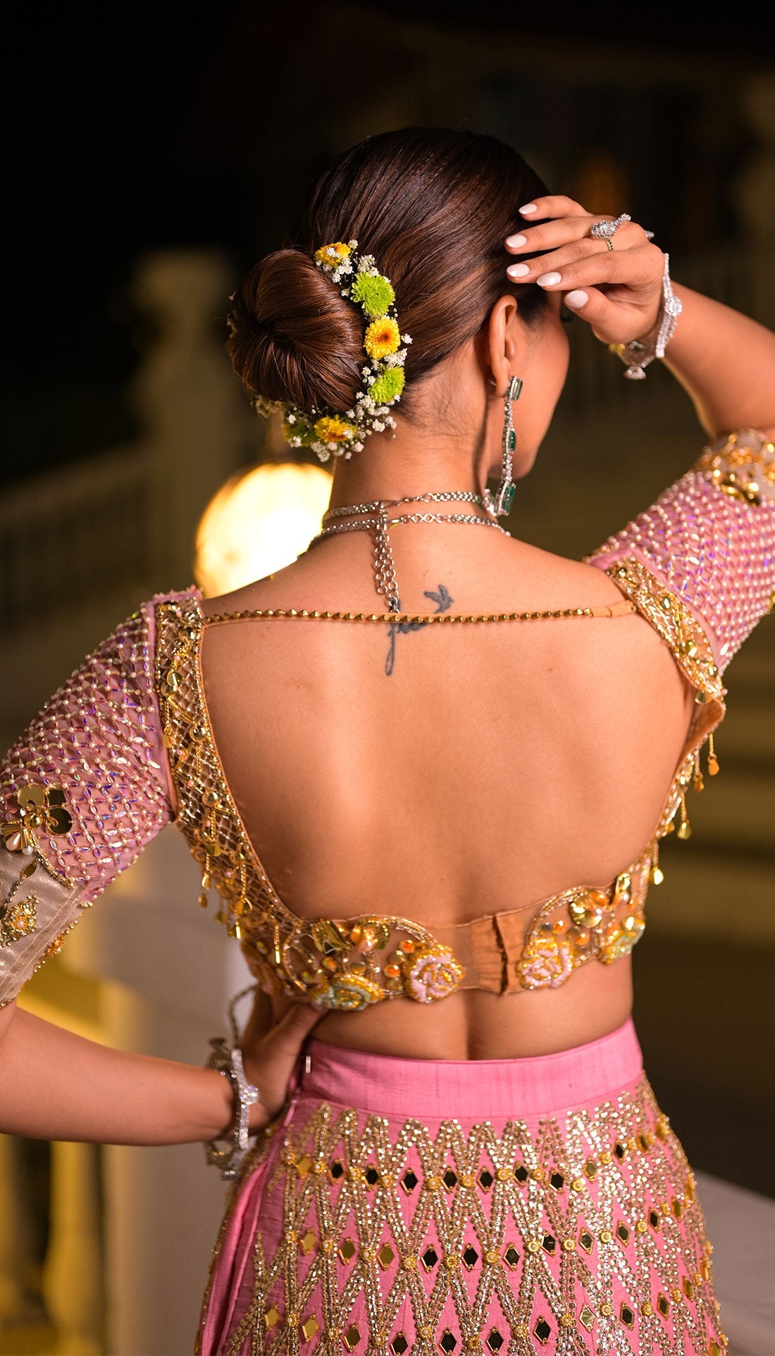 Baby Pink Royal Carriage Lehenga Set