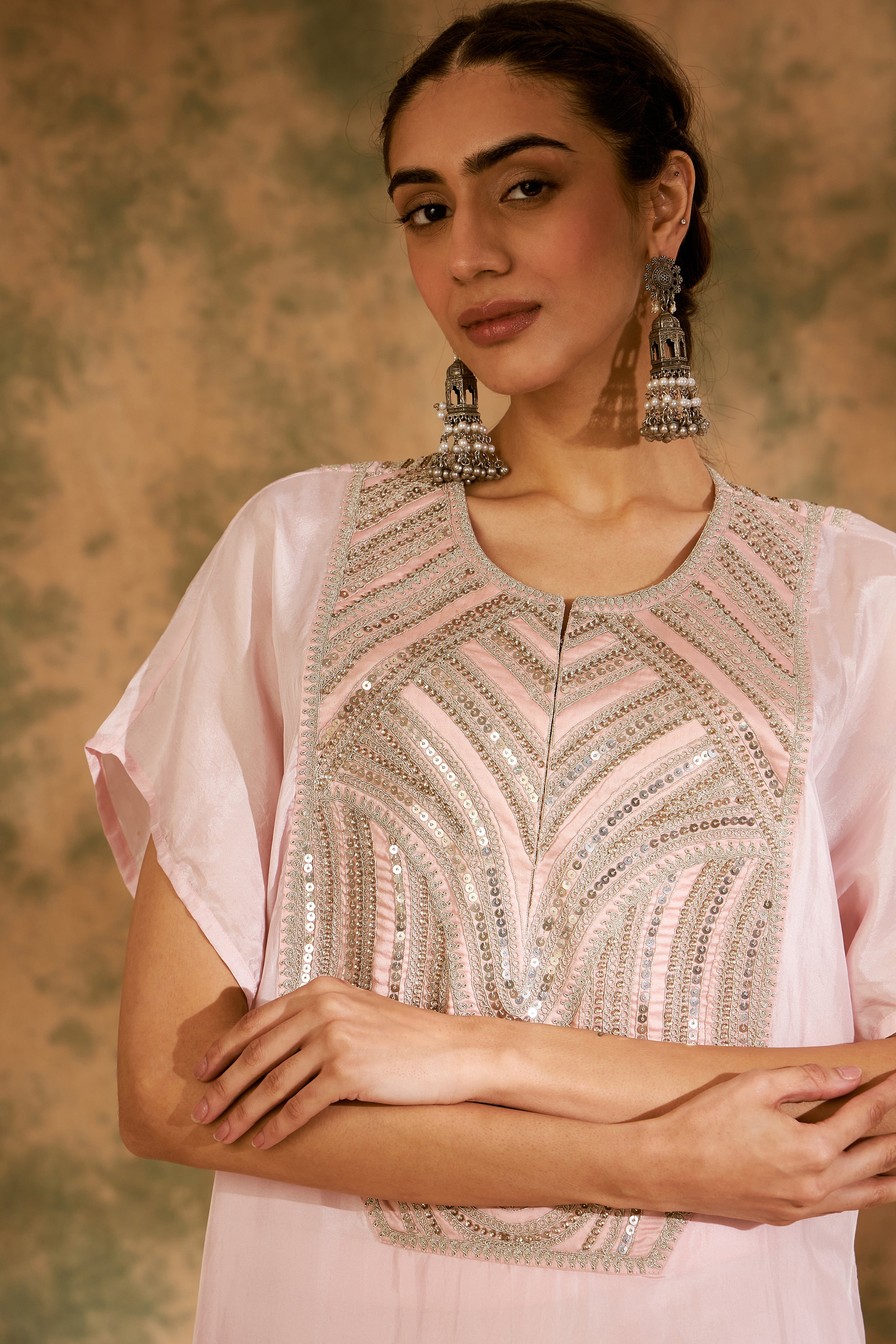 Dori Kaftan With Straight Pants