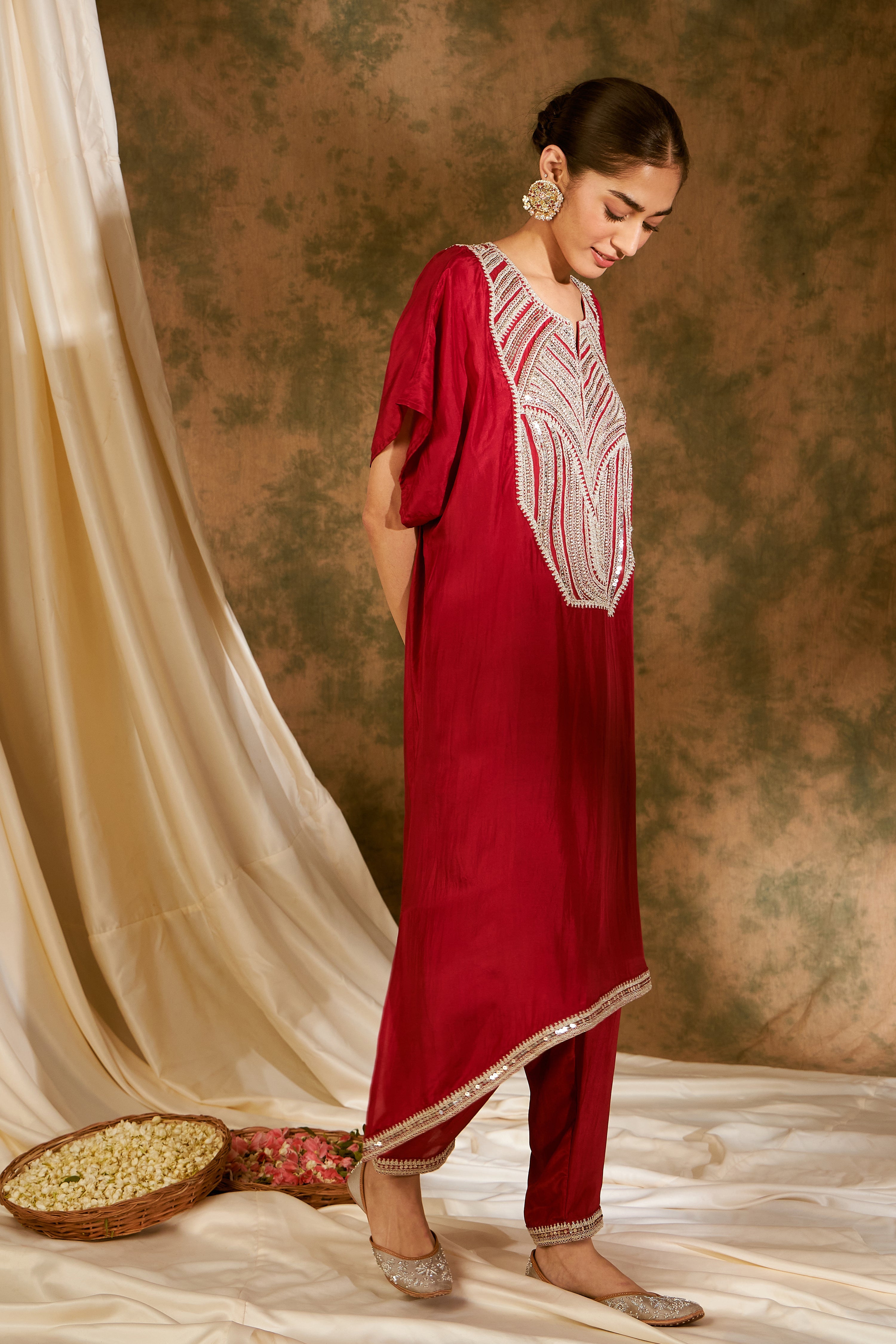 Dori Kaftan With Straight Pants