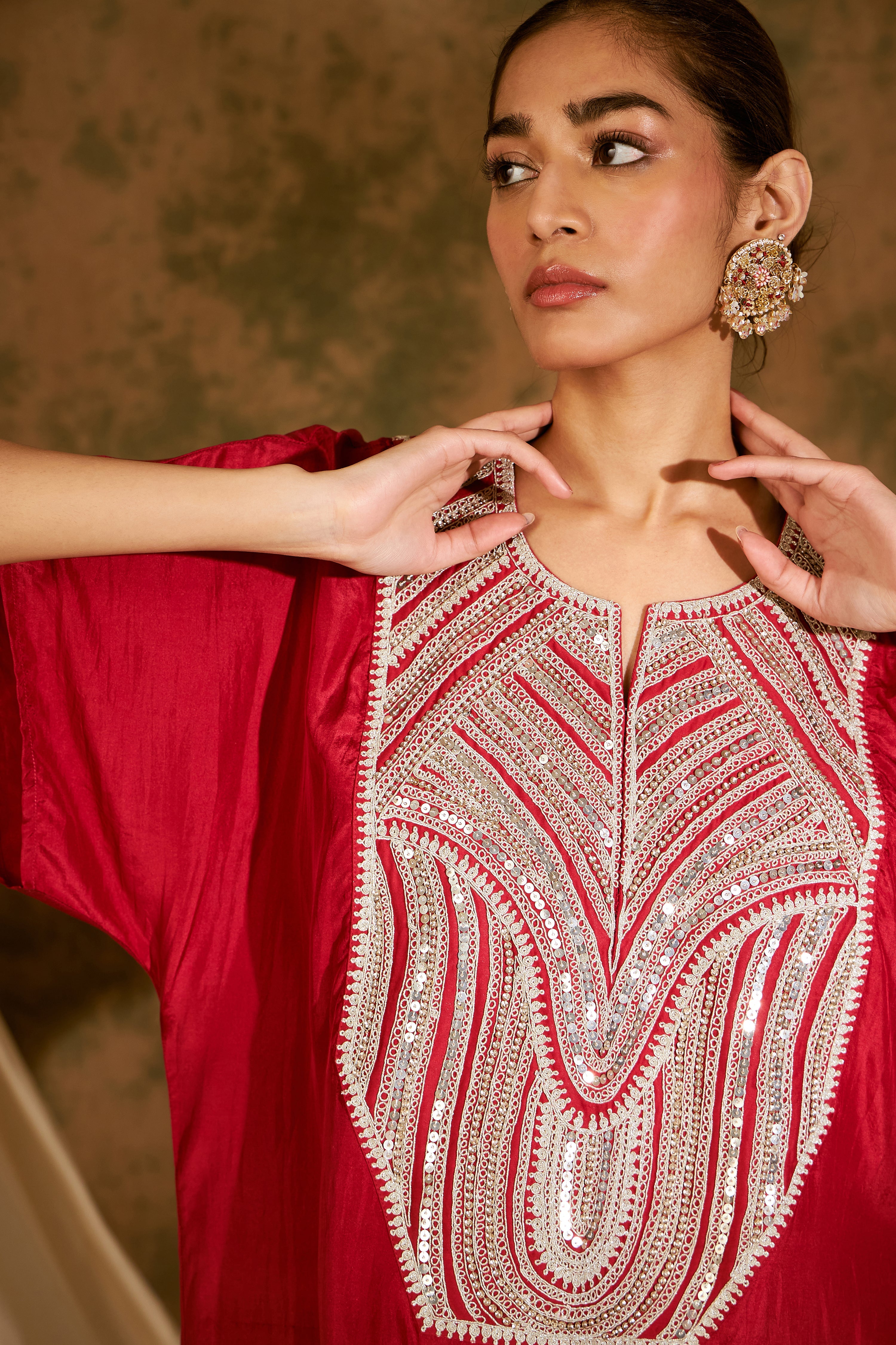 Dori Kaftan With Straight Pants