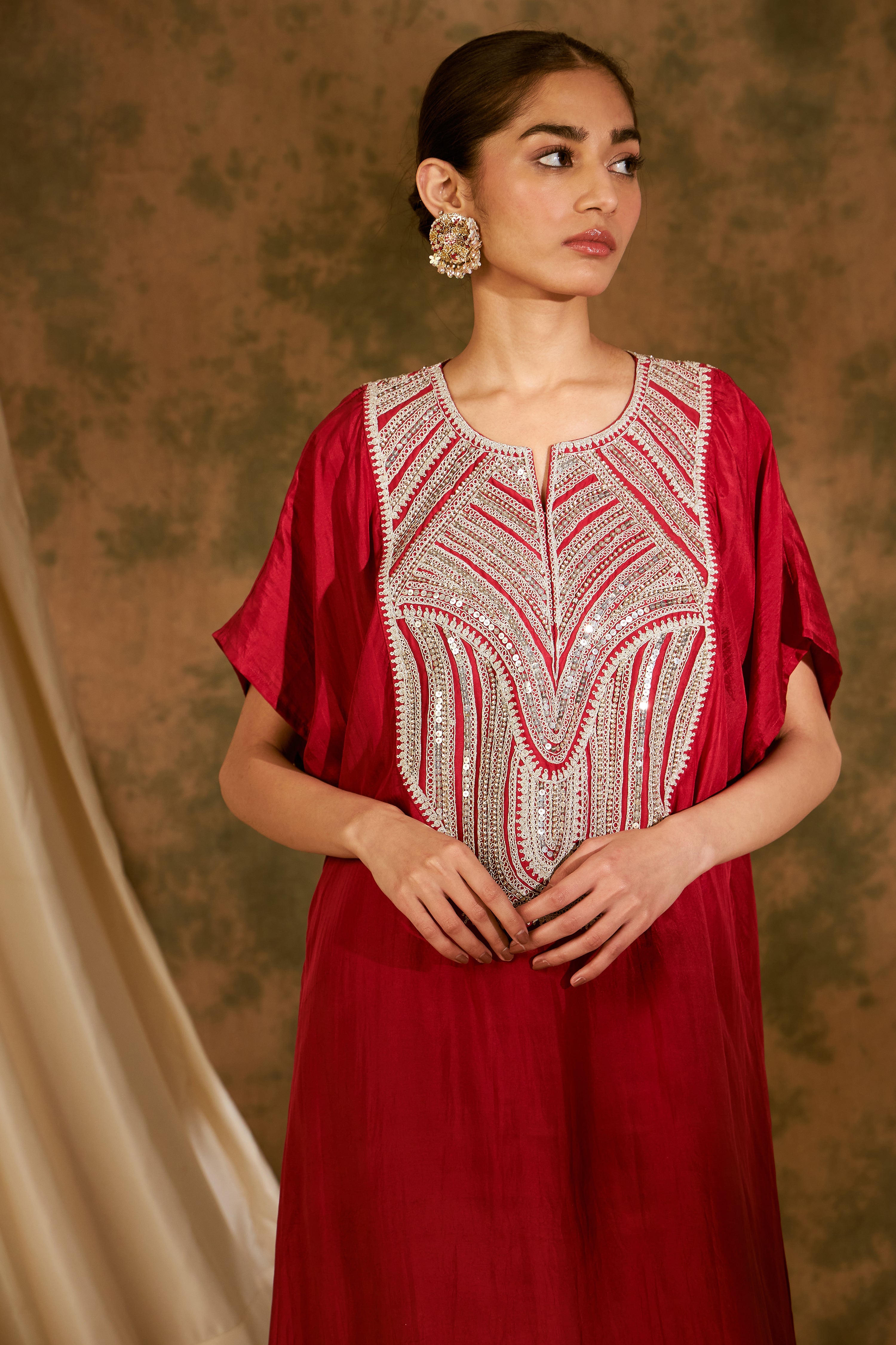 Dori Kaftan With Straight Pants