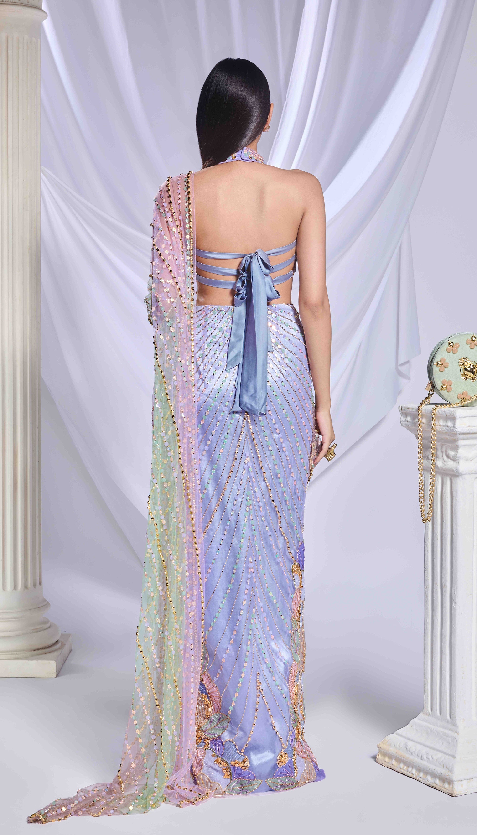 Moonlit Melody Saree