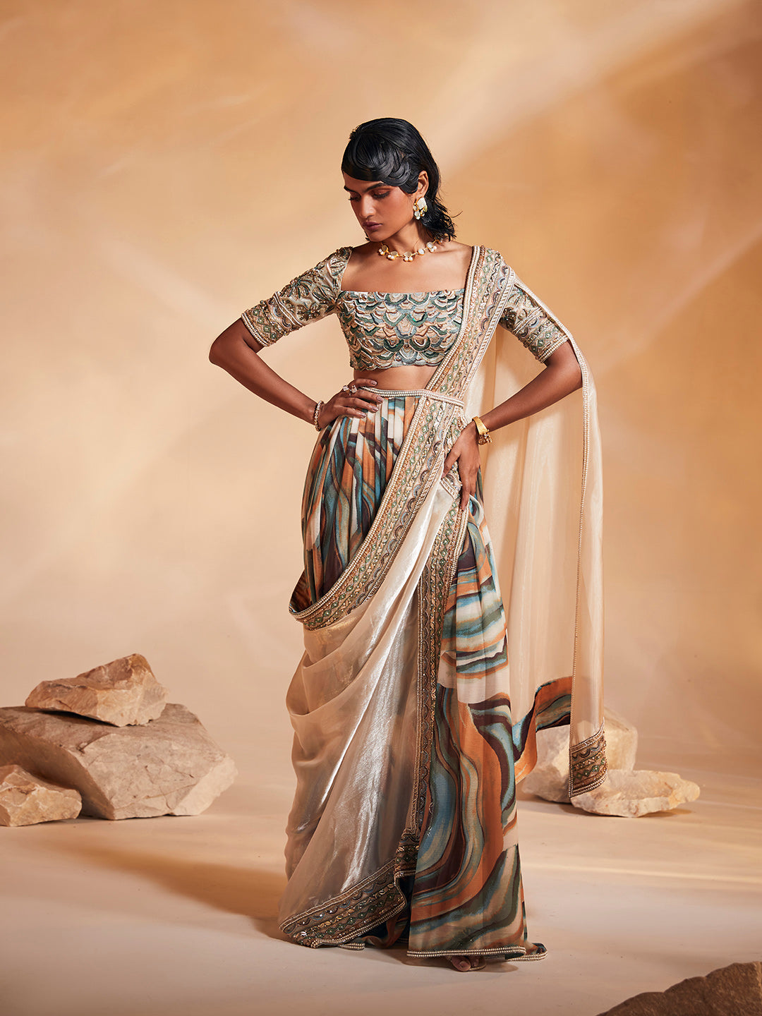 Avery Concept Saree Set