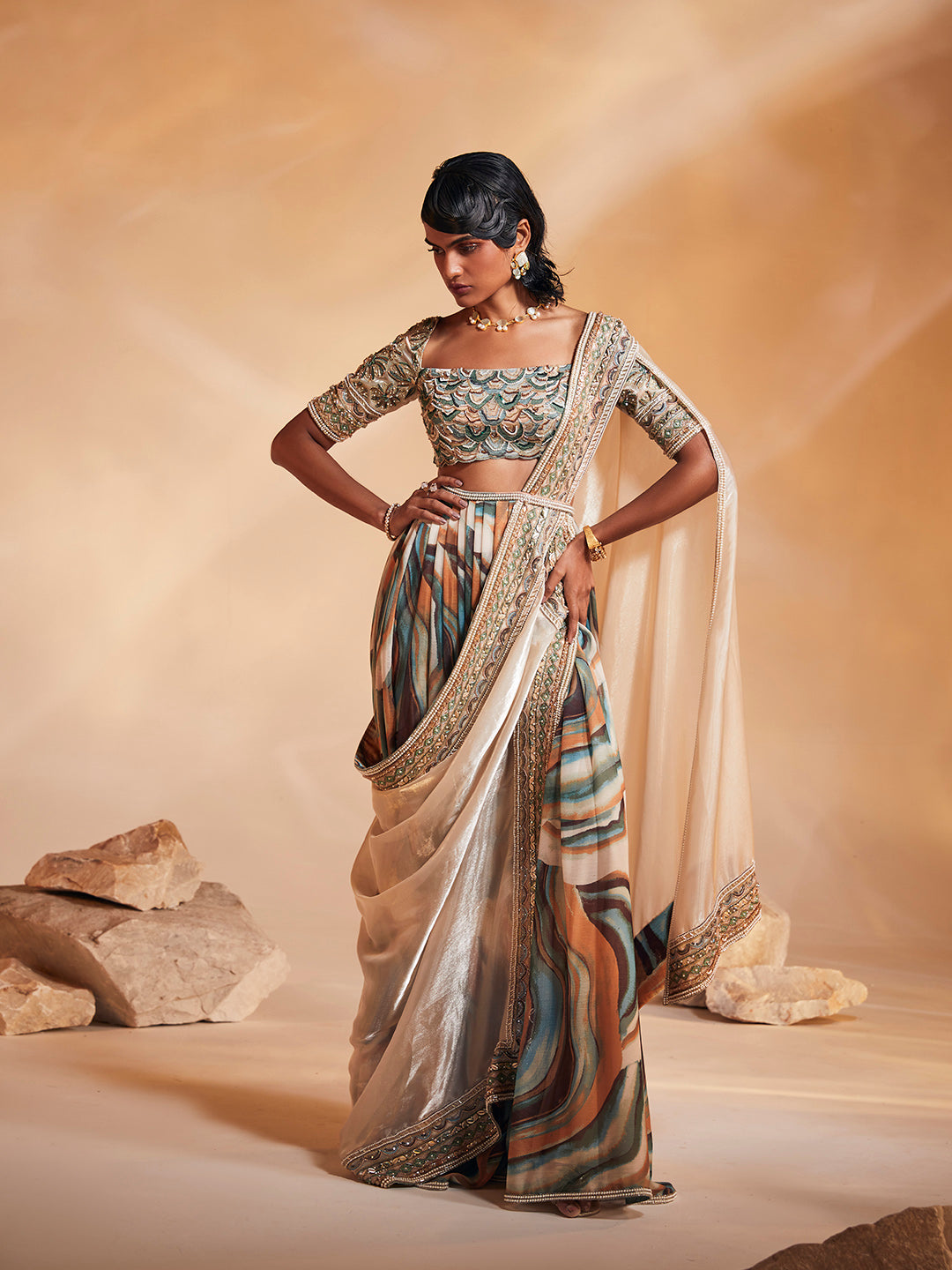 Avery Concept Saree Set