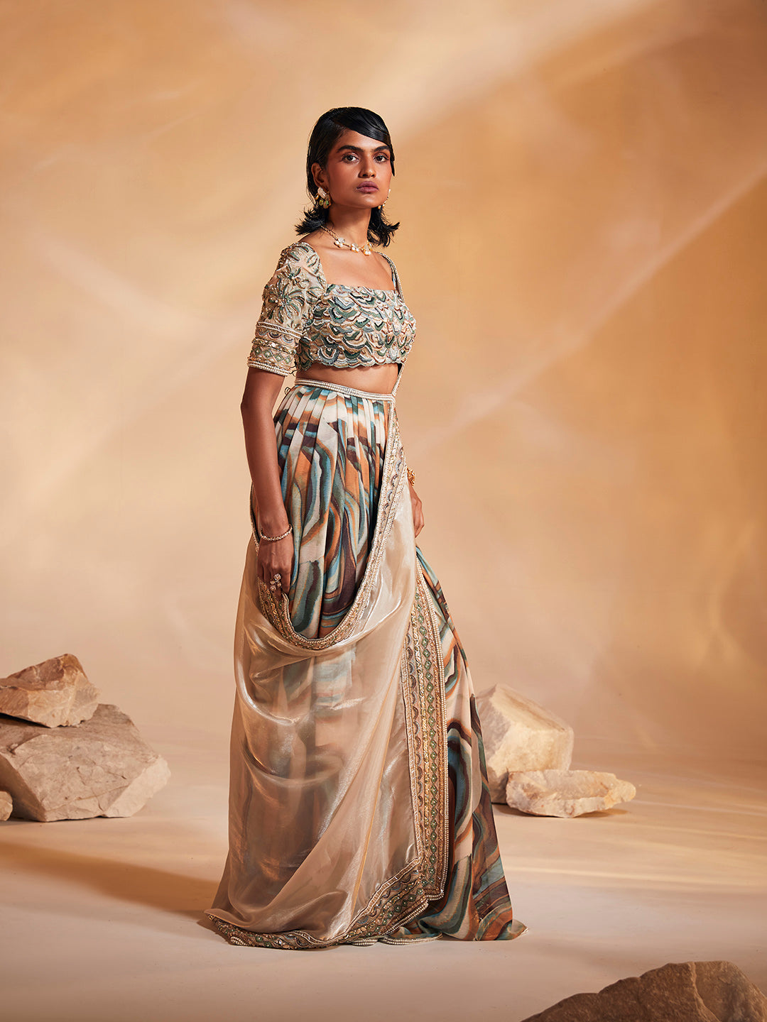 Avery Concept Saree Set