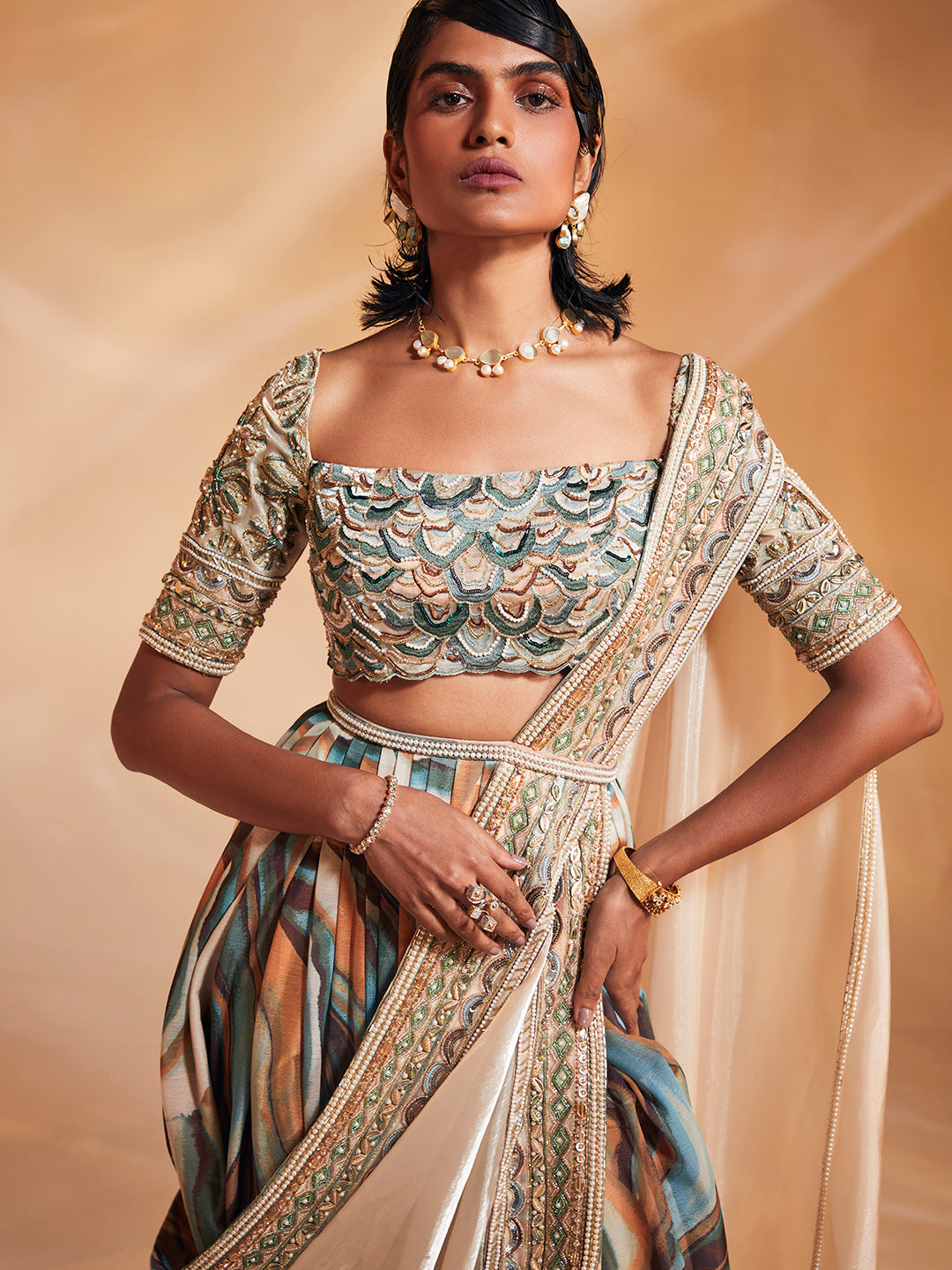 Avery Concept Saree Set