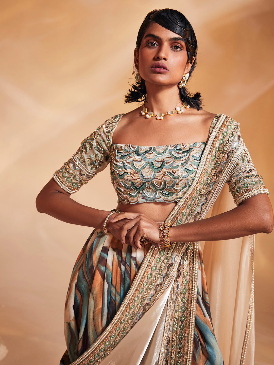 Avery Concept Saree Set