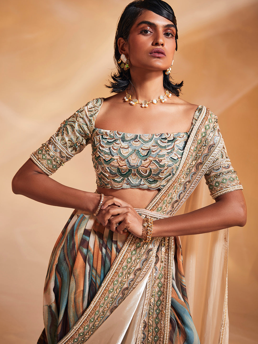 Avery Concept Saree Set
