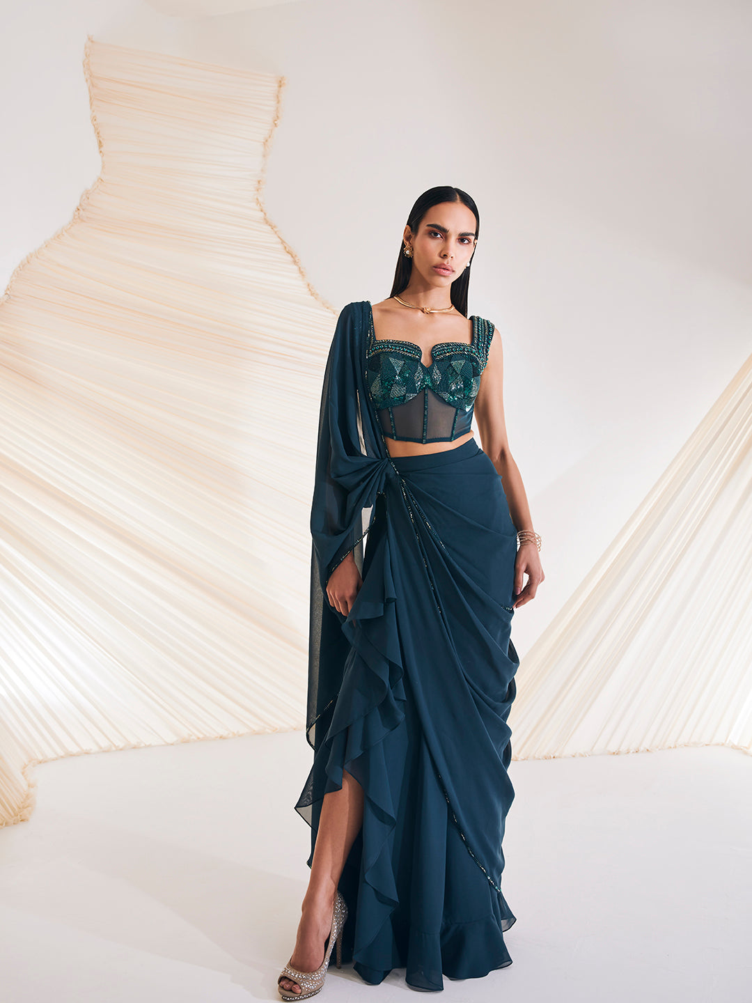 Hertha Saree Set