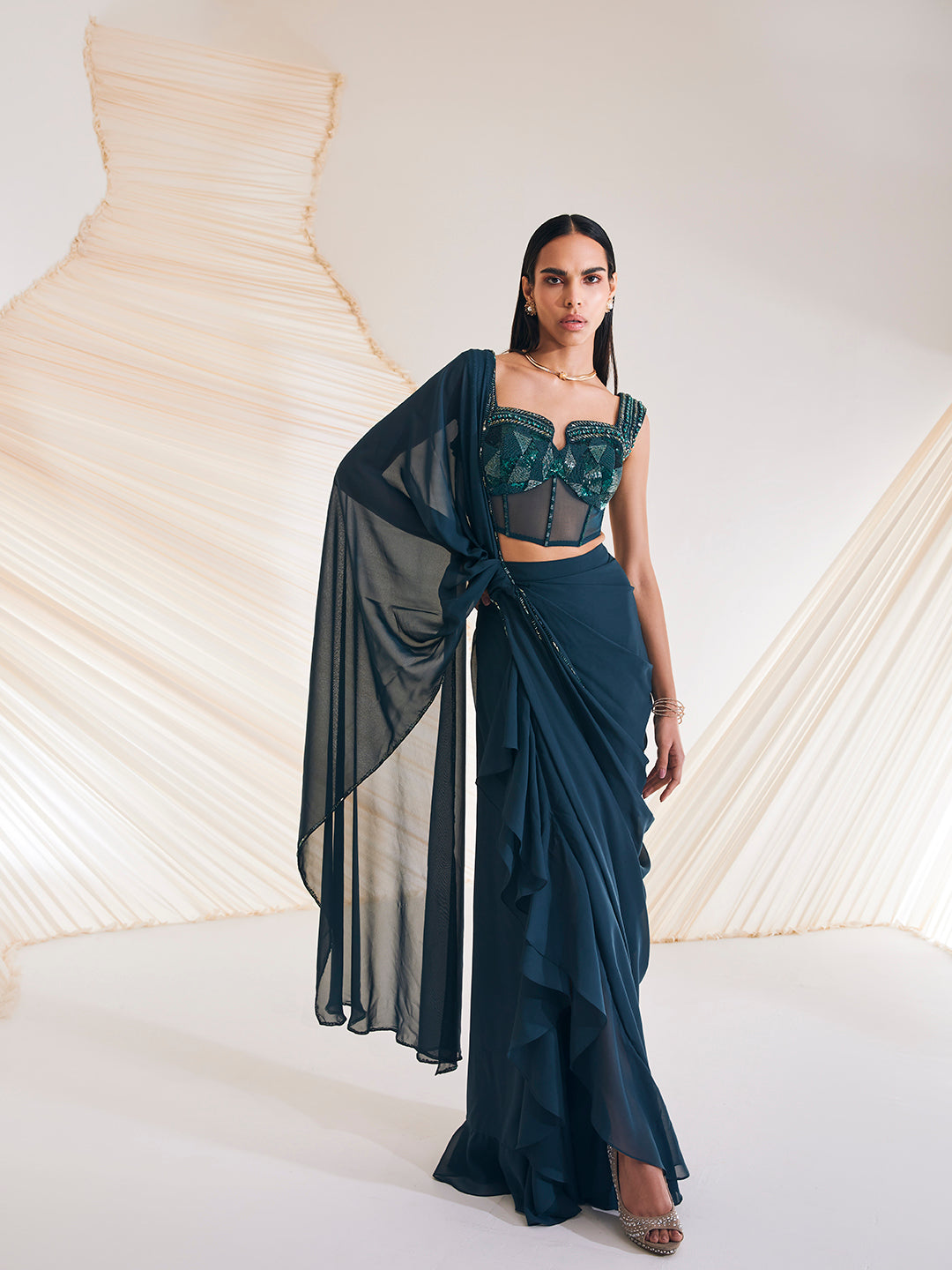 Hertha Saree Set