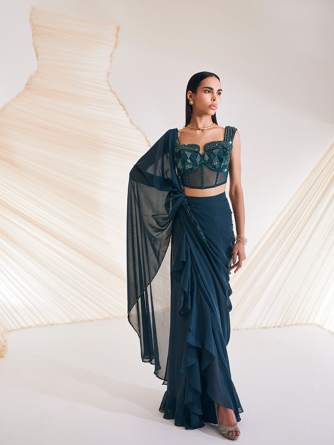 Hertha Saree Set