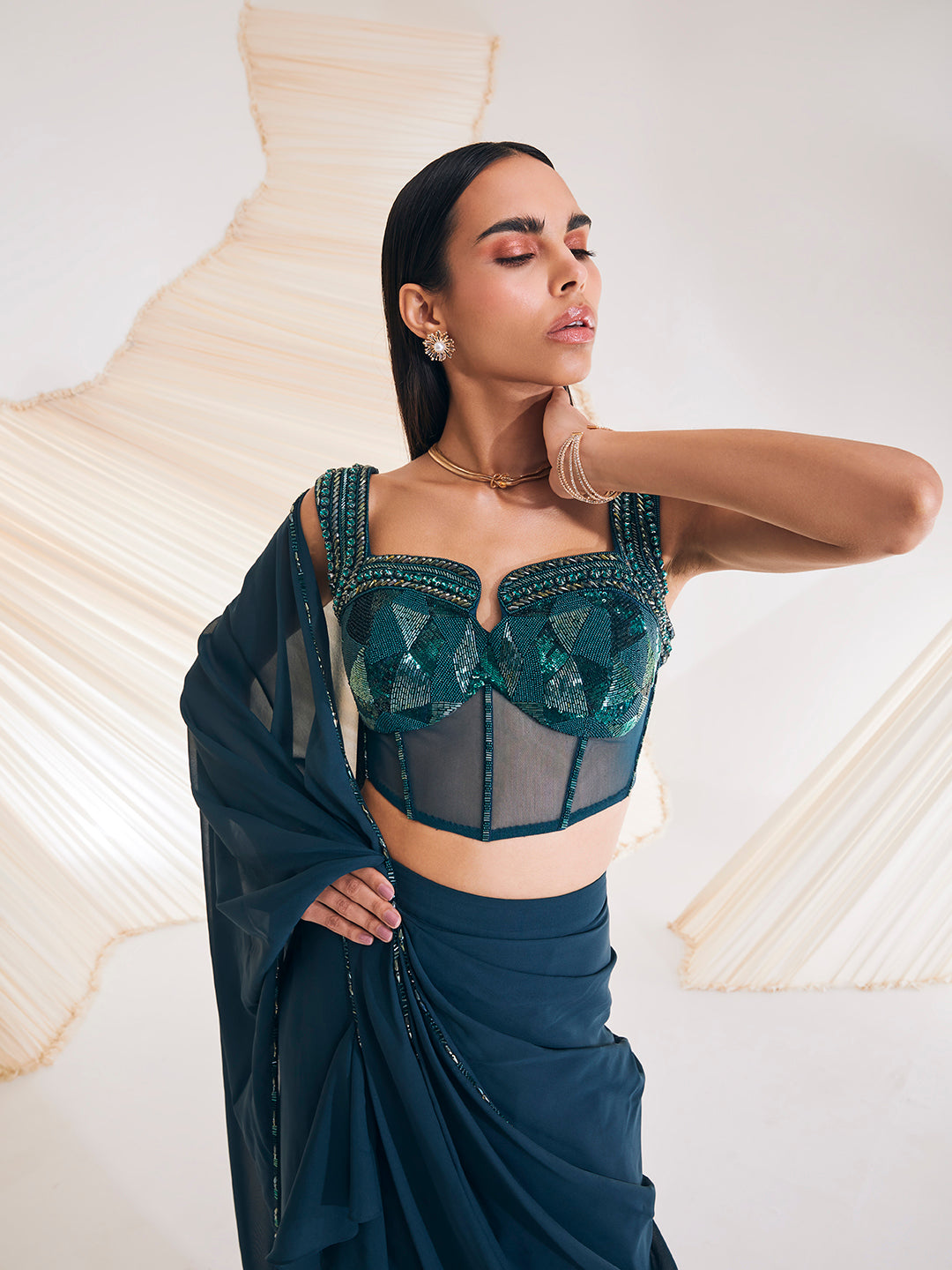 Hertha Saree Set