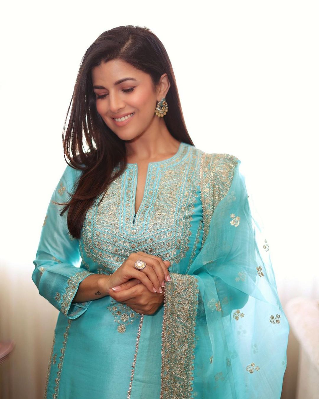 Nirmat Kaur In Rati Pallazo Set