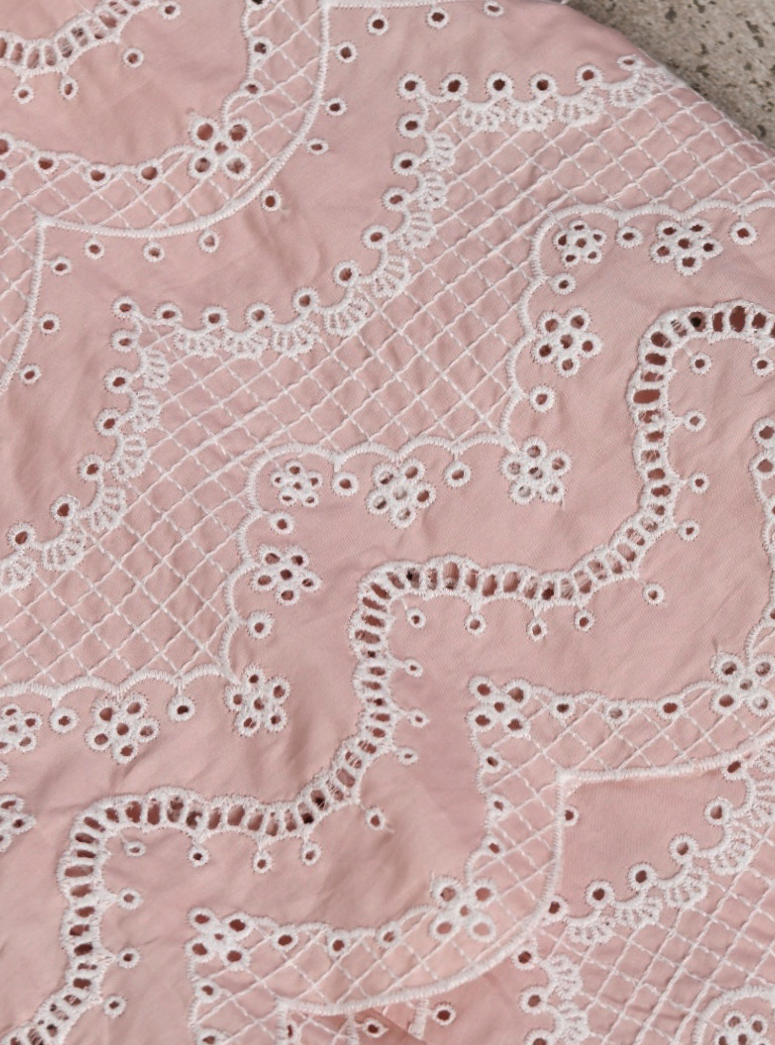 Mulmul Cotton Preston Pink Top With Preston Pink Pant