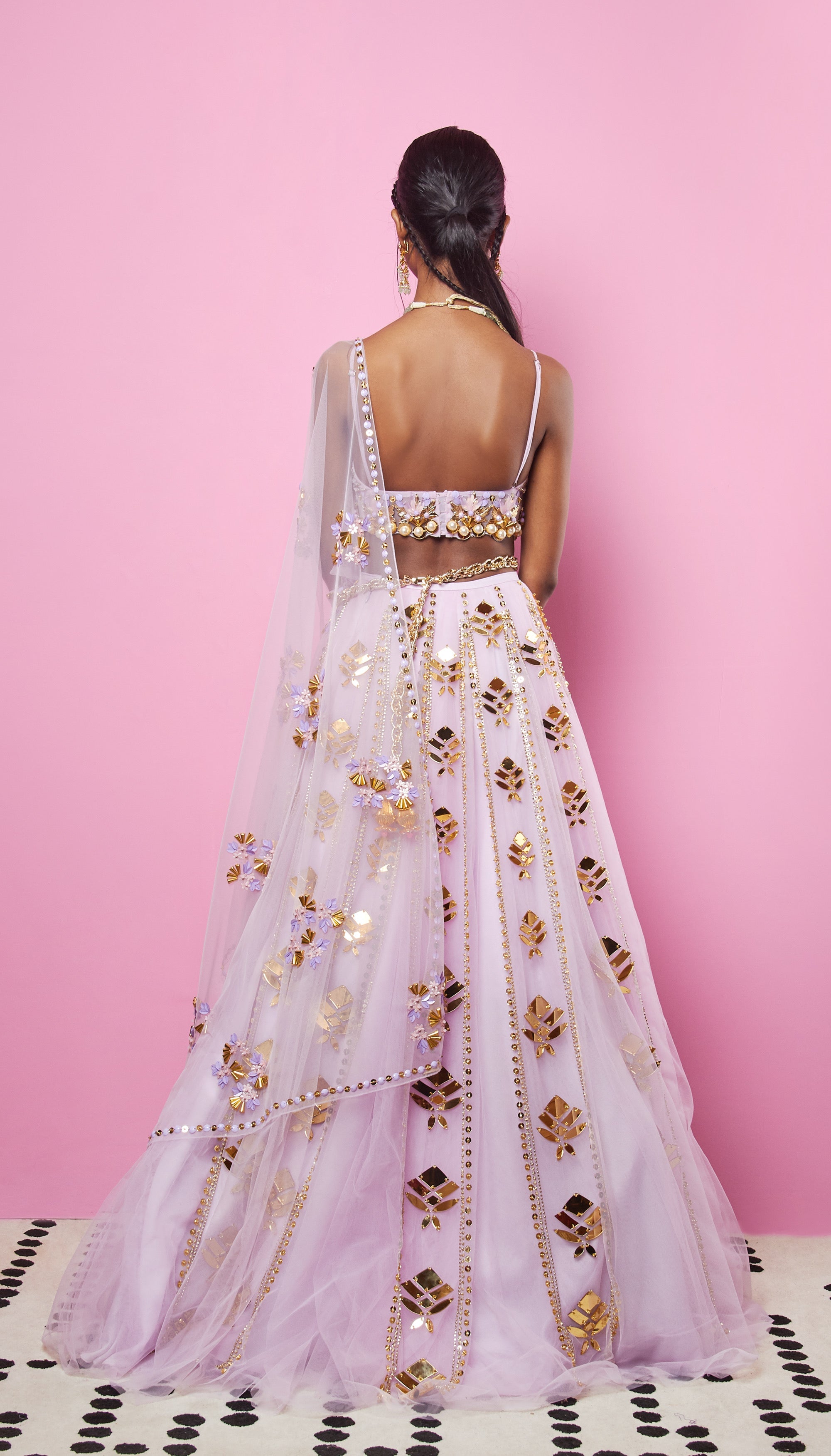 All Yours - Lilac Embellished Full Lehenga Set