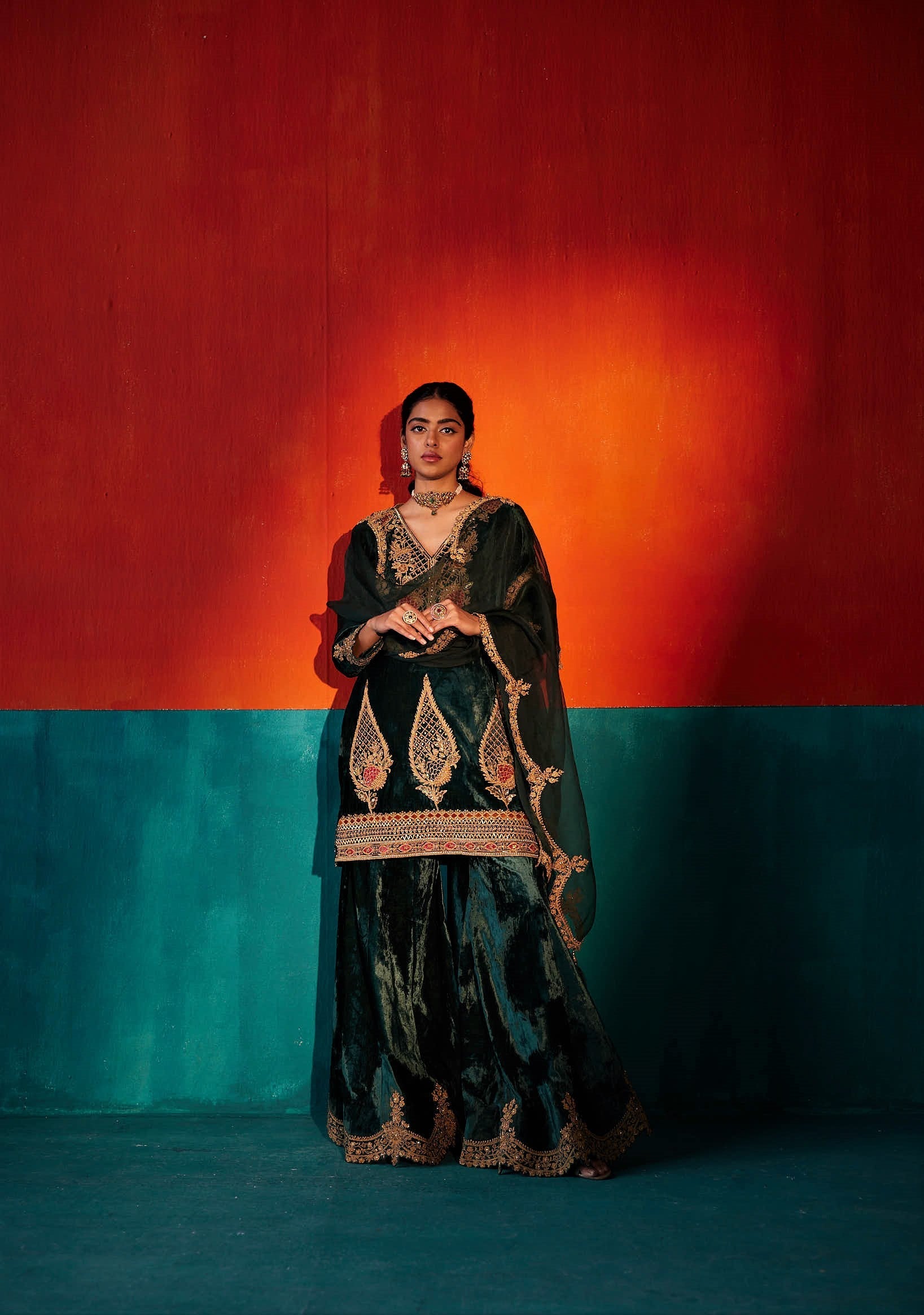 Castleton Green Kurta Set
