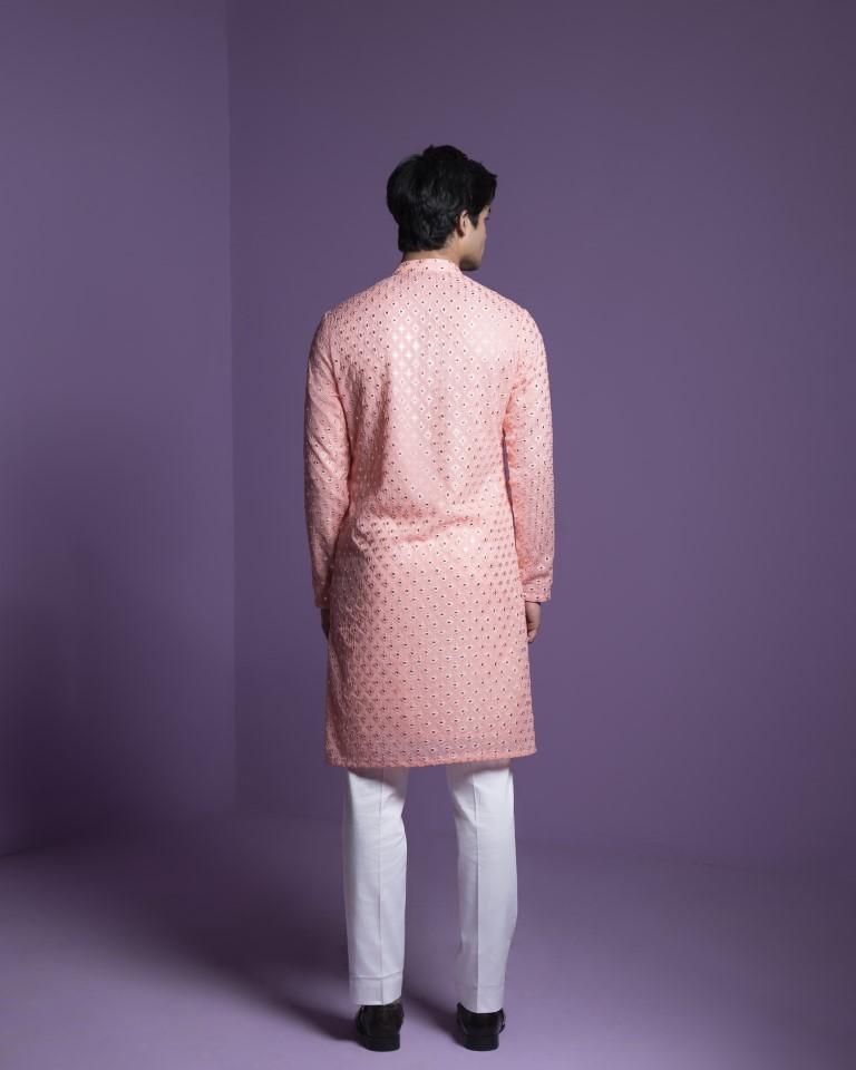 Coral Kurta Set