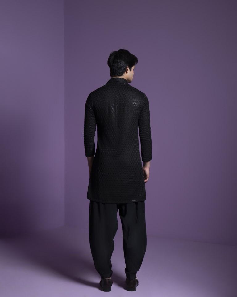 Black Kurta Set
