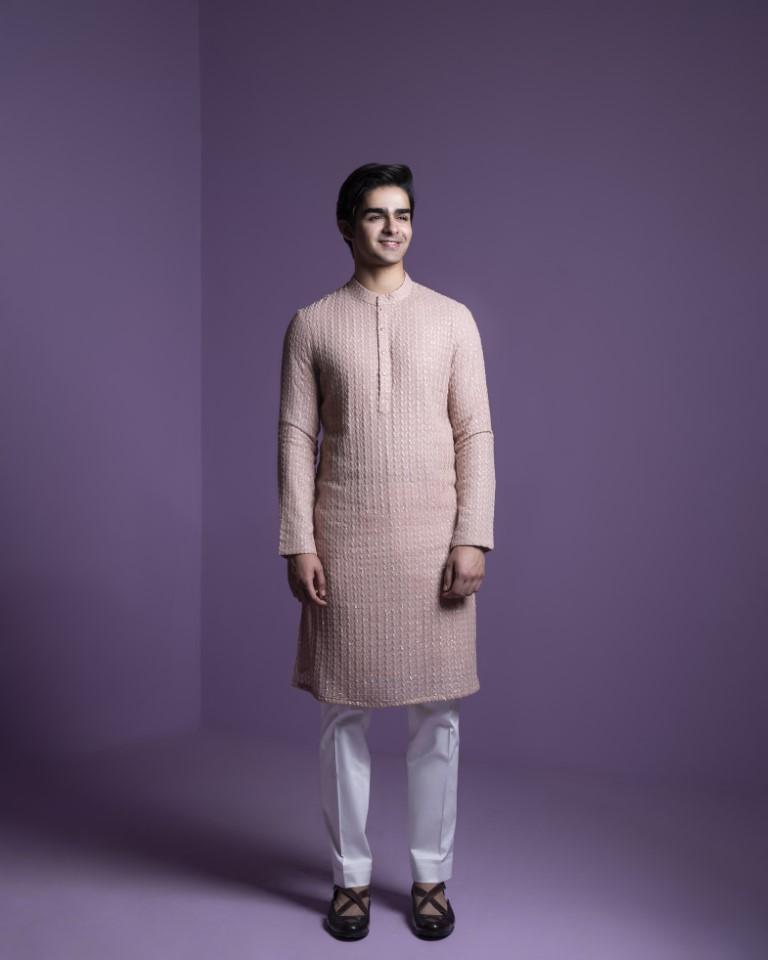Old Rose Kurta Set