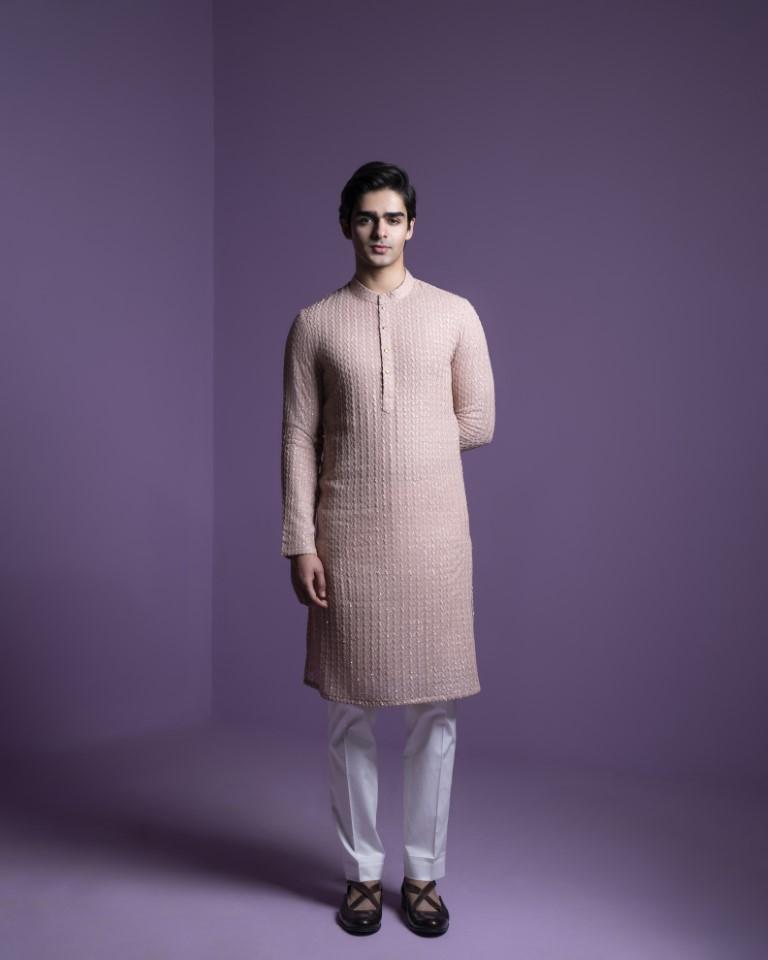Old Rose Kurta Set
