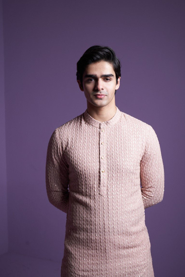 Old Rose Kurta Set