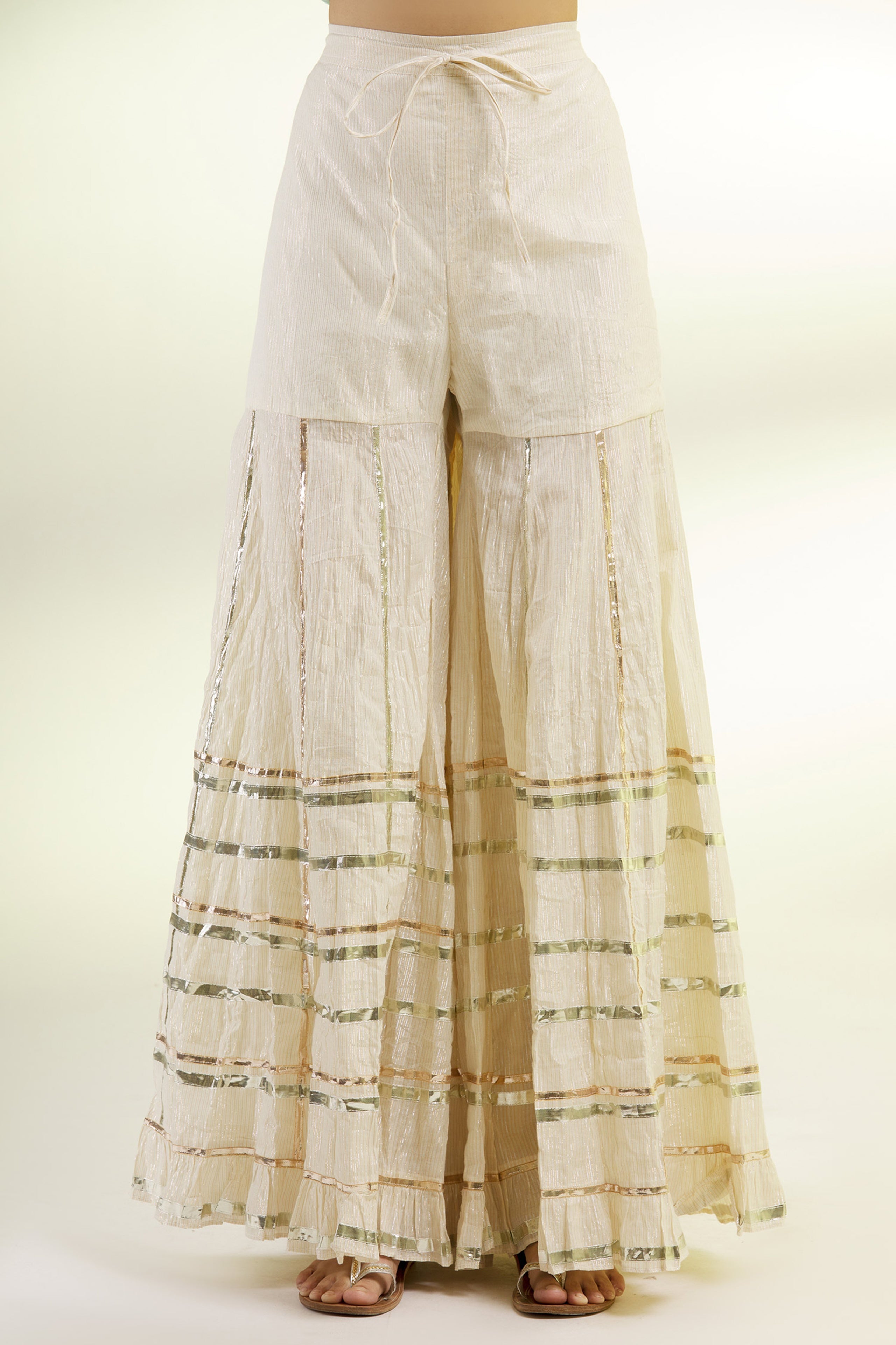 Nimrit Kaur Ahluwalia In Zera Ag Tiered With Sharara