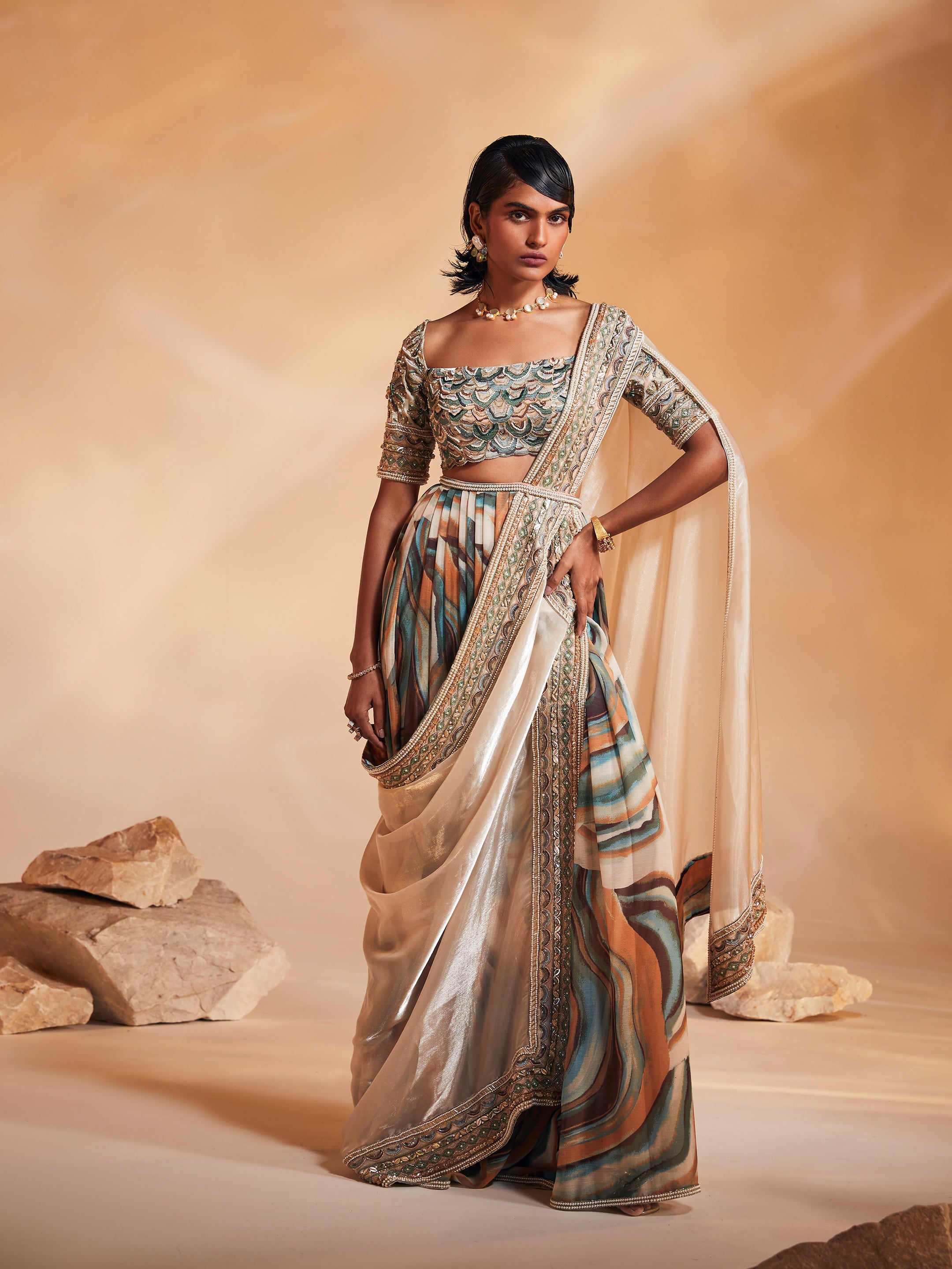Avery Concept Saree Set