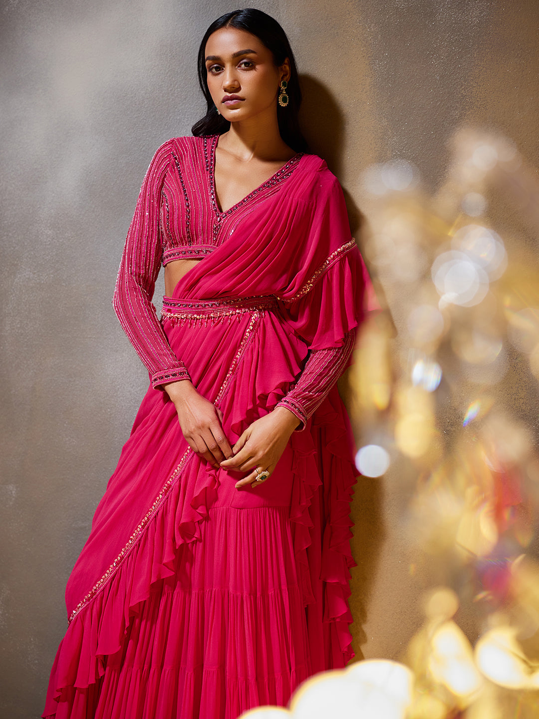 Elsa Saree Set