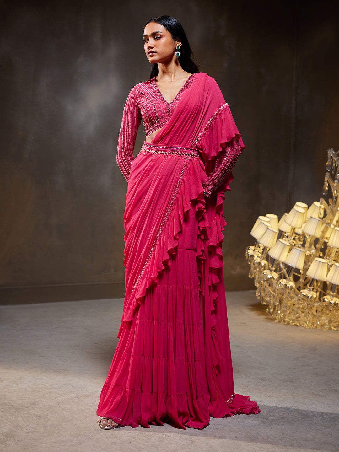 Elsa Saree Set