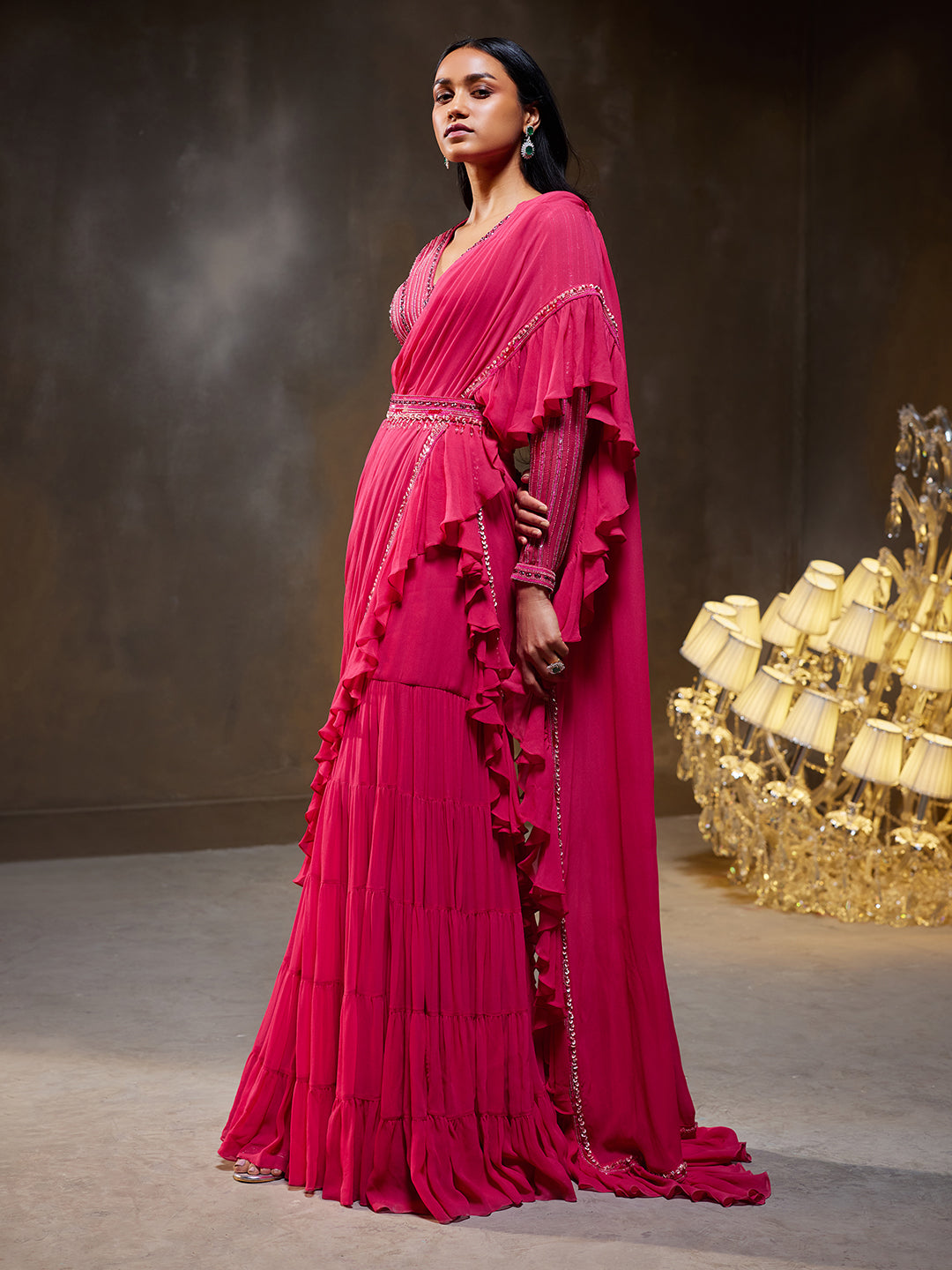 Elsa Saree Set