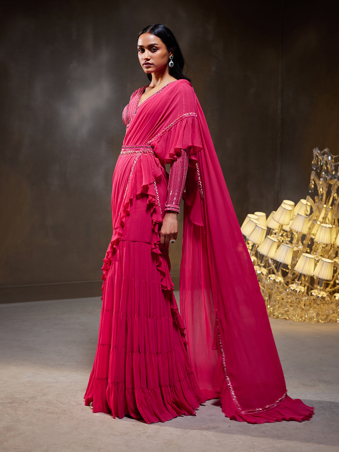 Elsa Saree Set