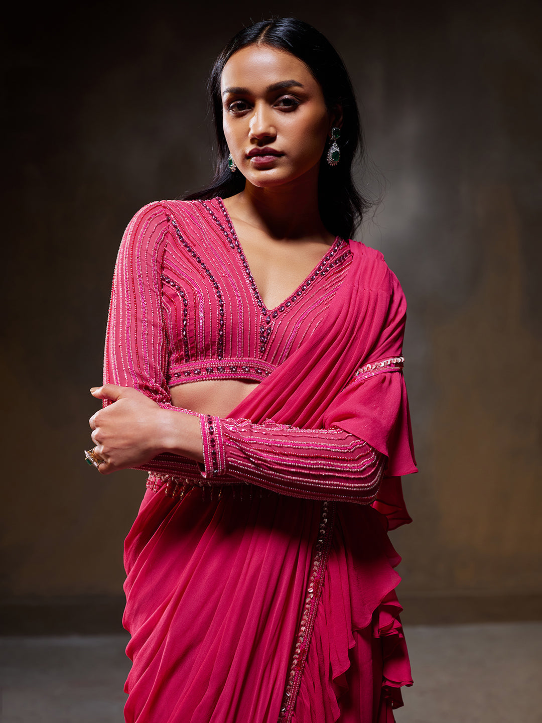 Elsa Saree Set