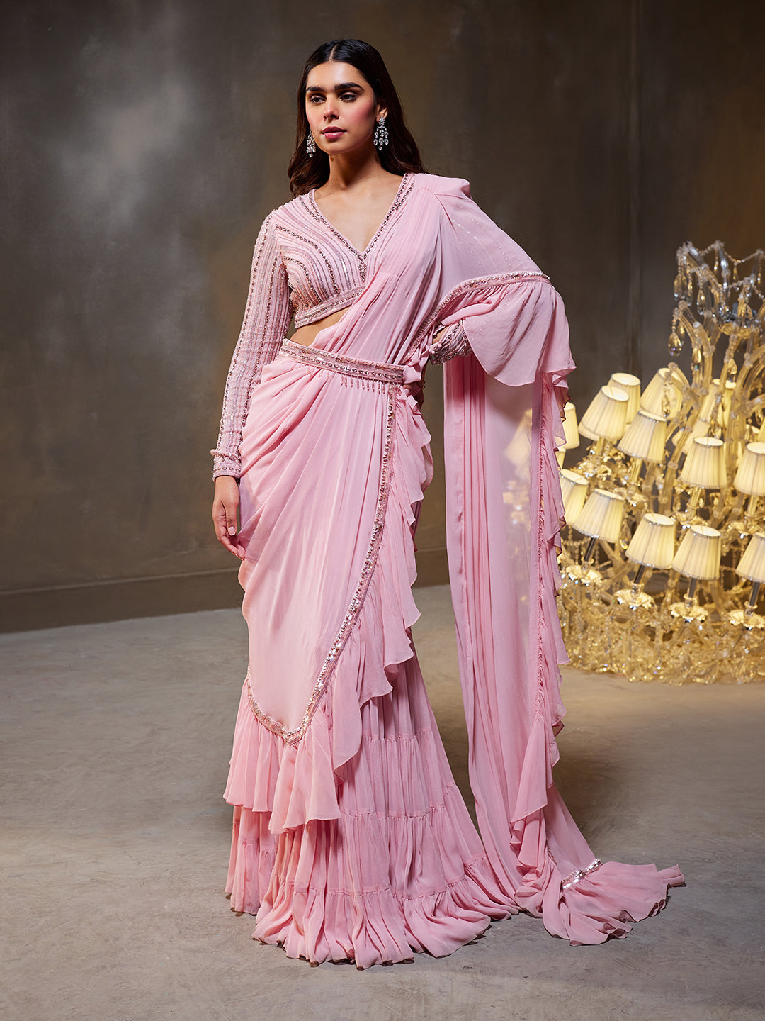 Elsa Saree Set