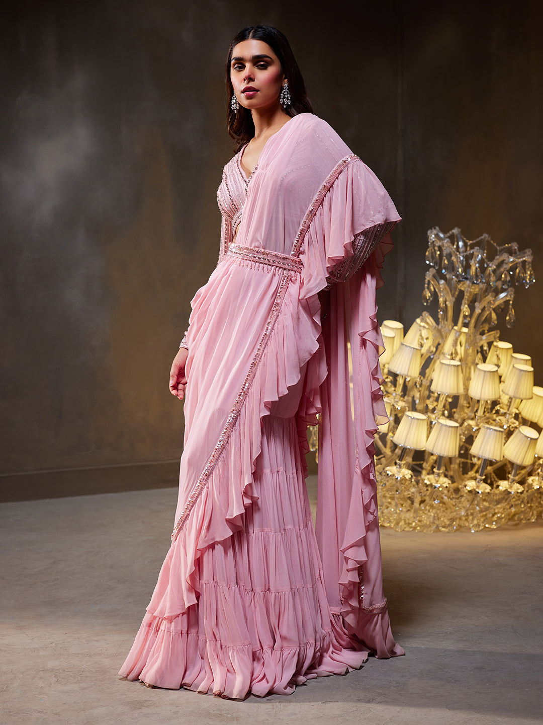 Elsa Saree Set